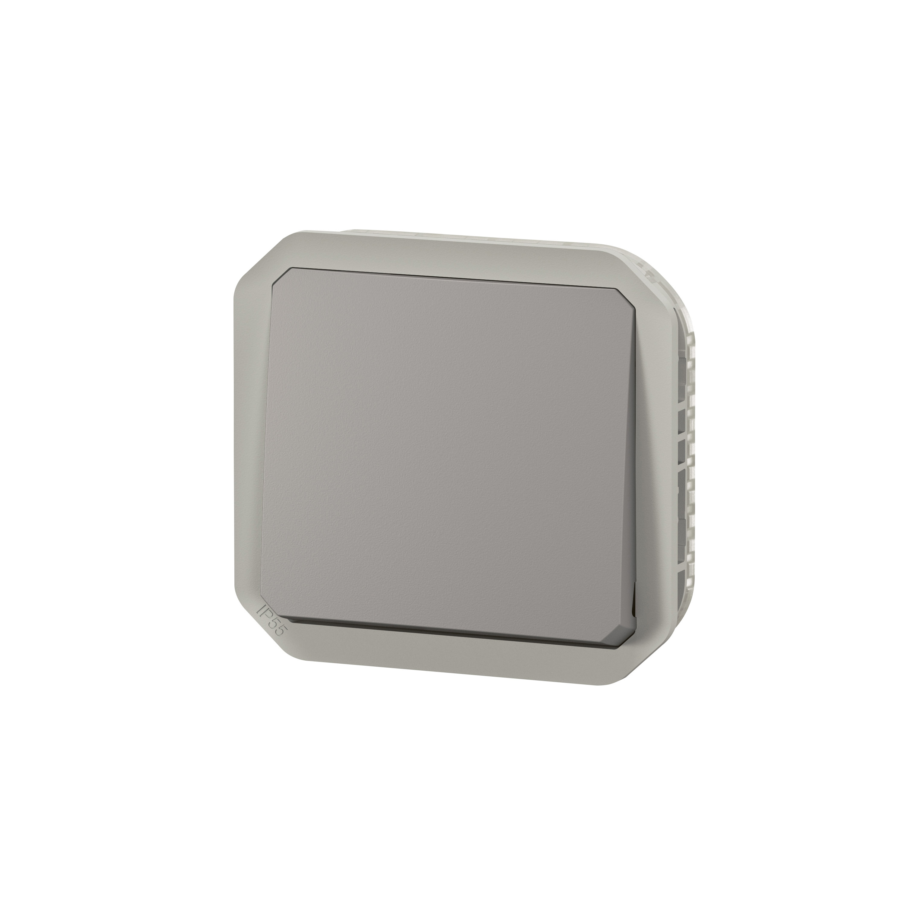 legrand Tryckknapp plexo push button no grey mech