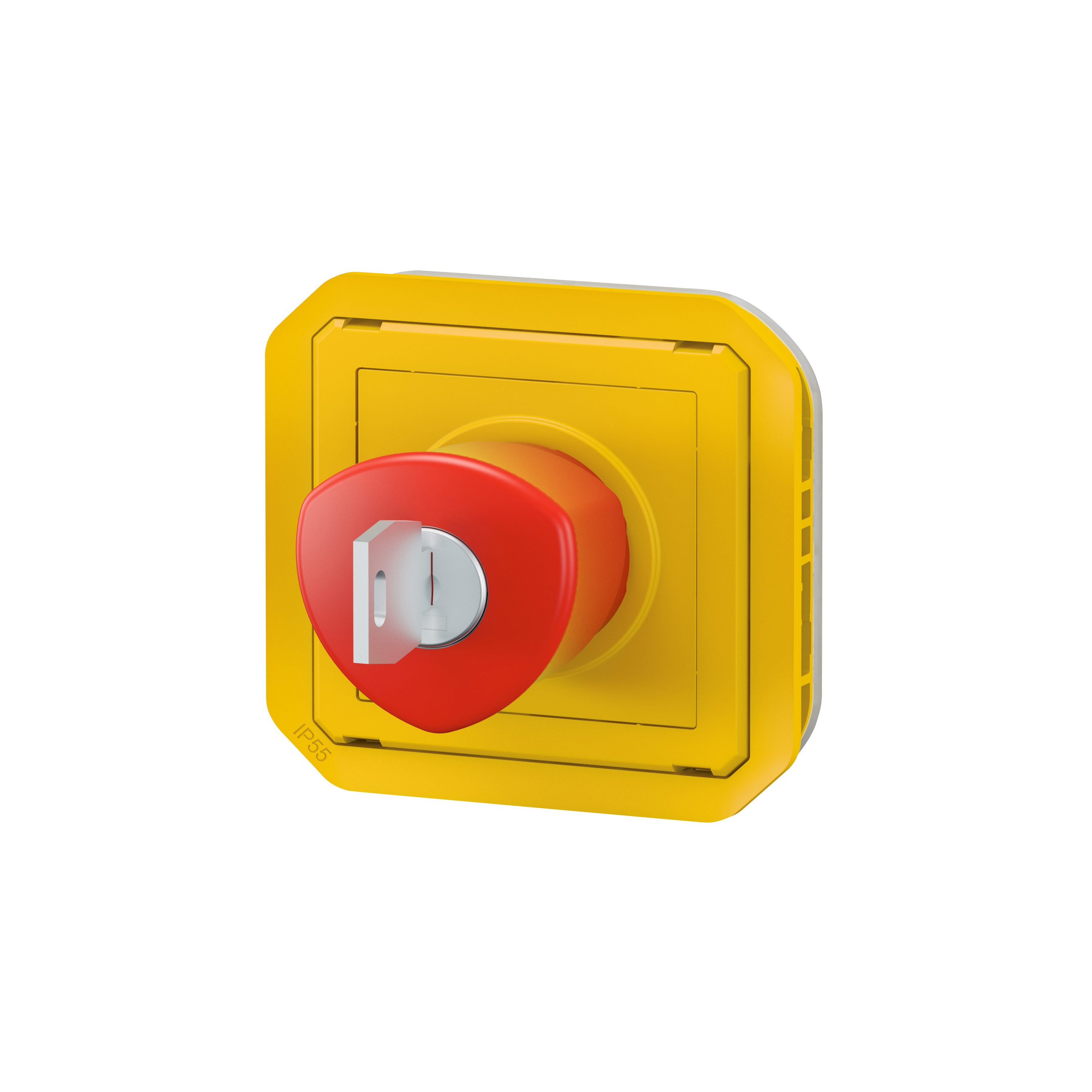 legrand Push-button plexo emergency push with key mech