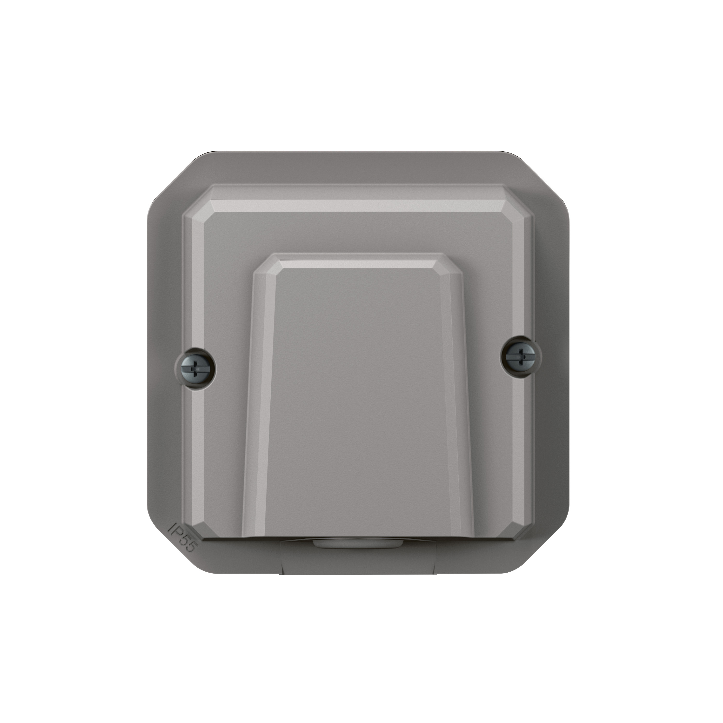 legrand Centrumplatta plexo cable outlet w/grip grey surf