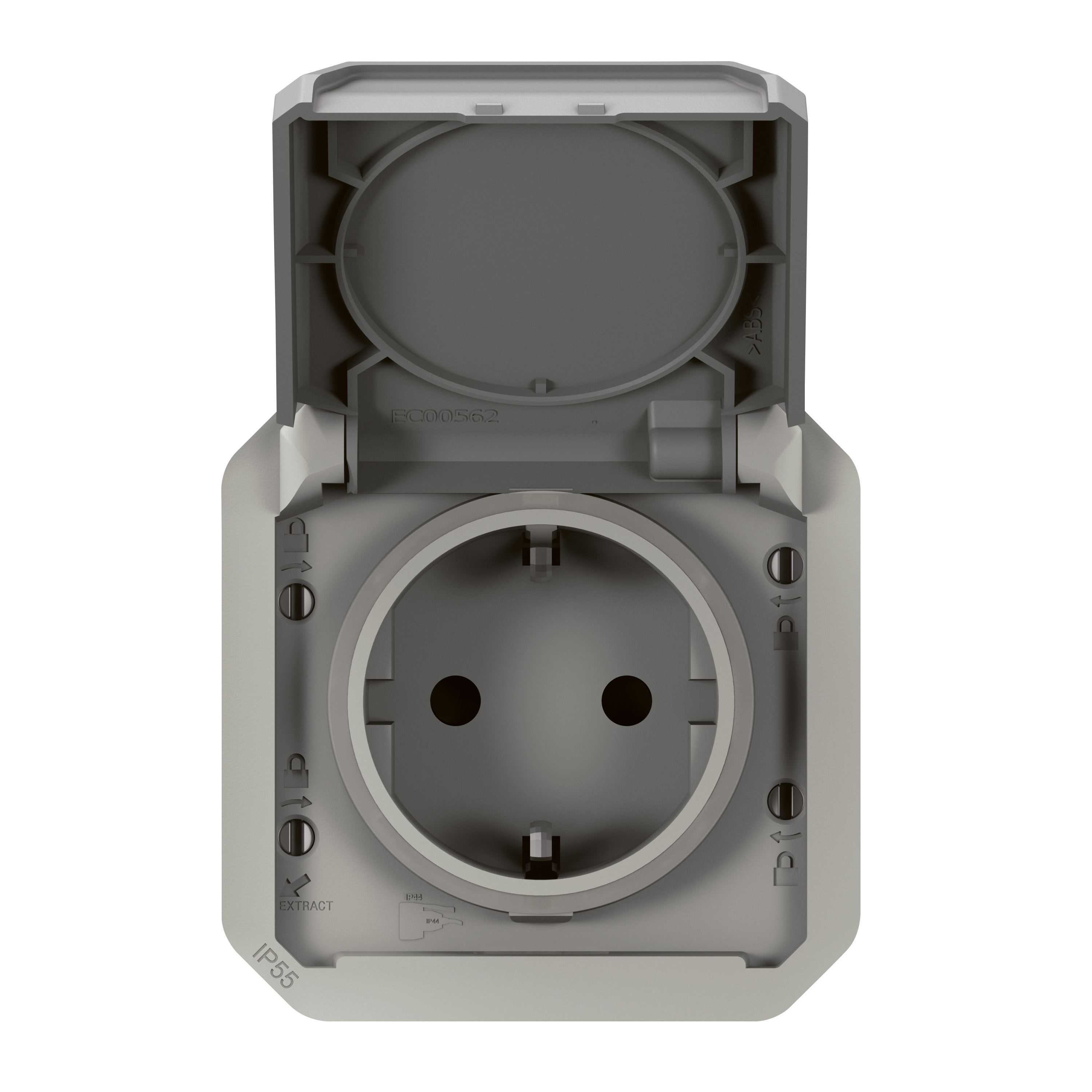 legrand Tryckknapp plexo germ skt auto grey mech