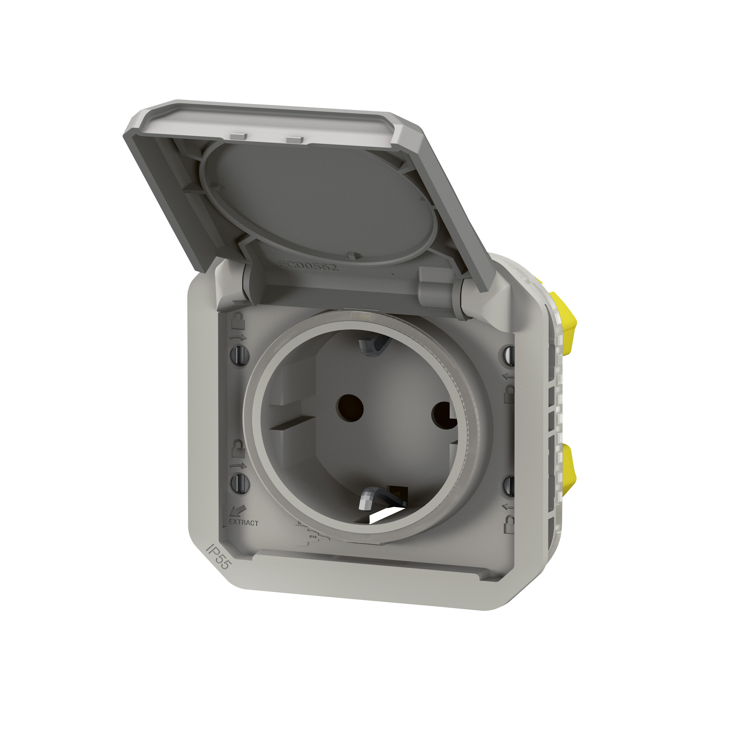 legrand Tryckknapp plexo germ skt auto grey mech