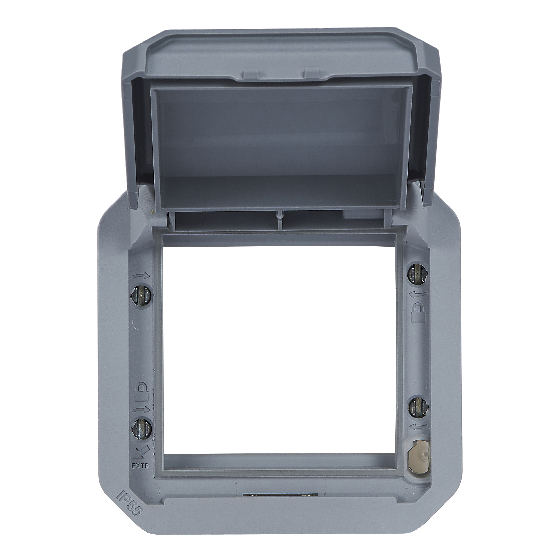 legrand Adapter plexo mosaic adapt grey flap mech