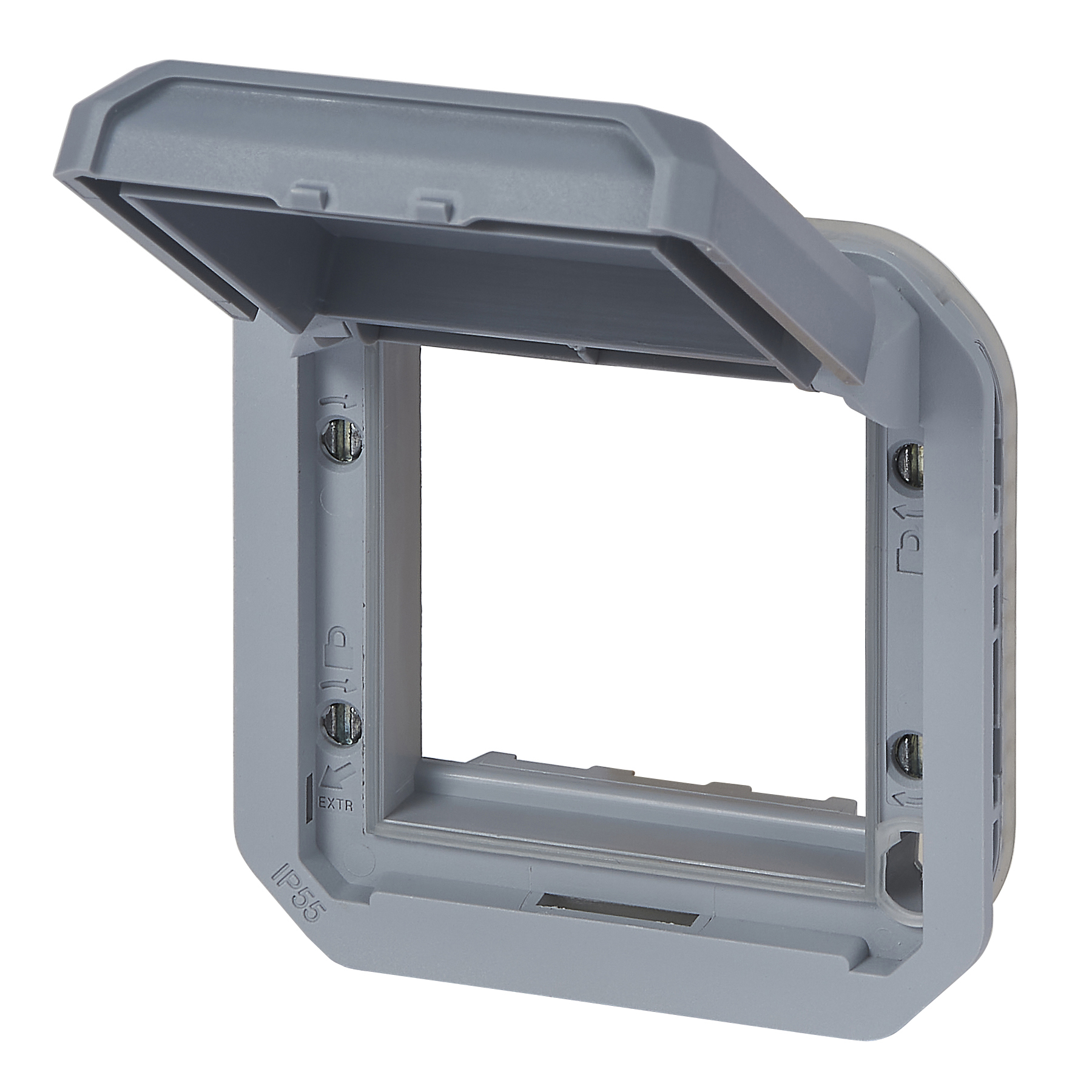 legrand Adapter plexo mosaic adapt grey flap mech