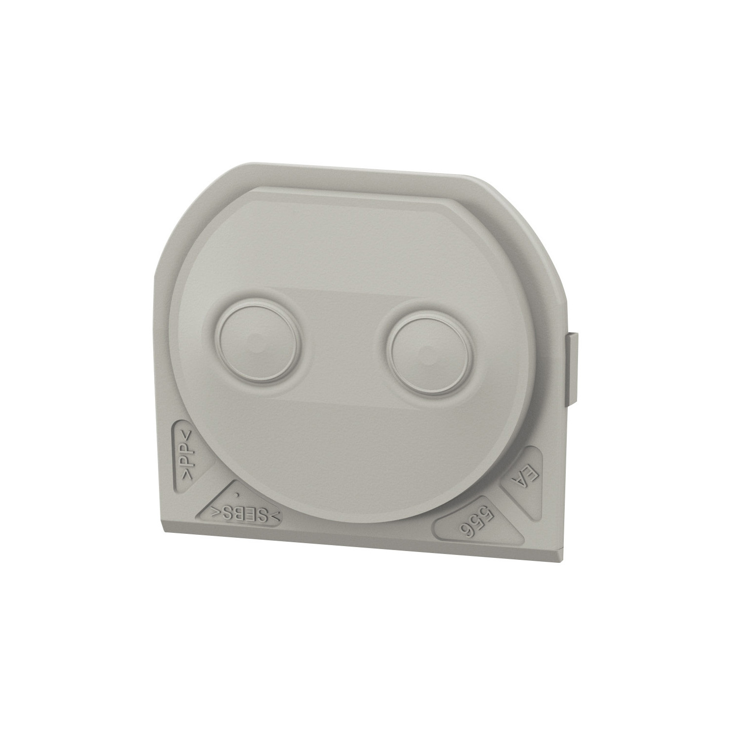 legrand Tryckknapp plexo membrane gland 2e grey