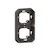 legrand Täckbricka plexo support frame 2g h/v anth