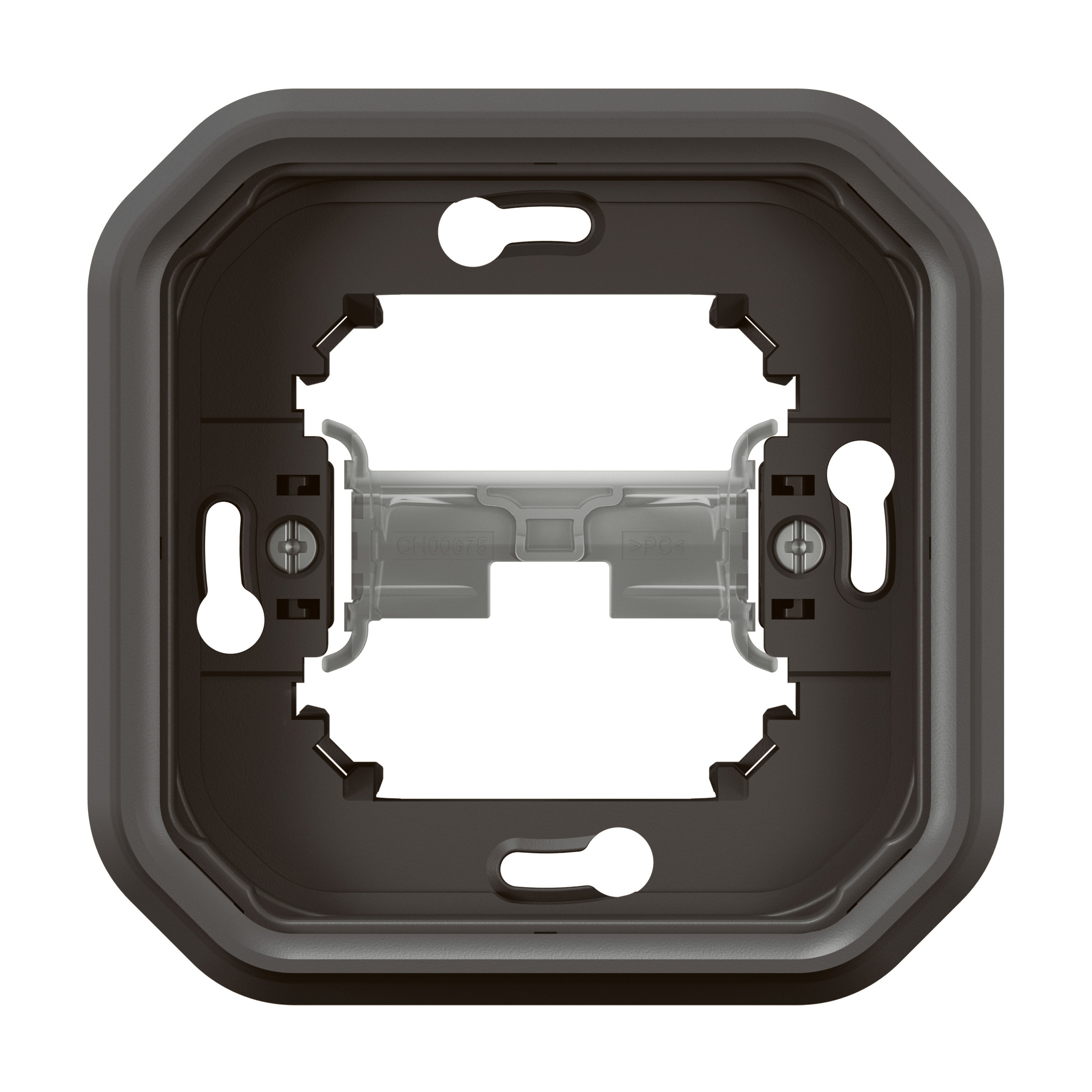 legrand Täckbricka plexo support frame w/claw 1g anth