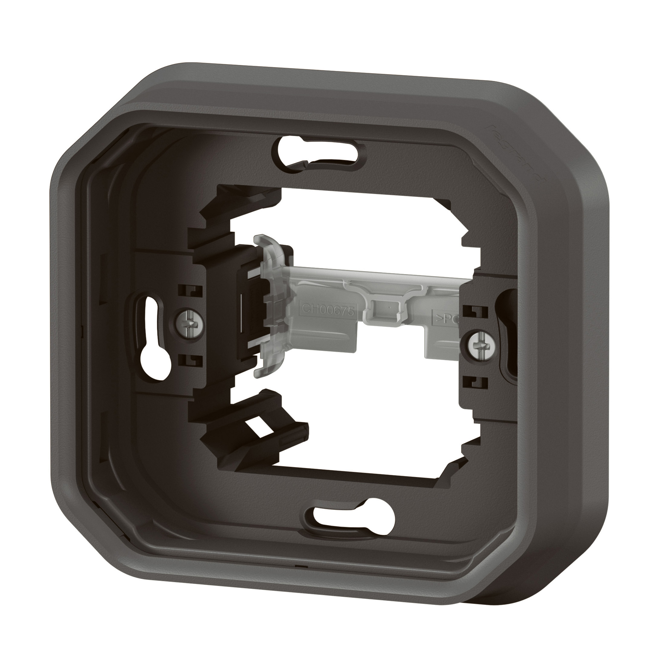 legrand Täckbricka plexo support frame w/claw 1g anth