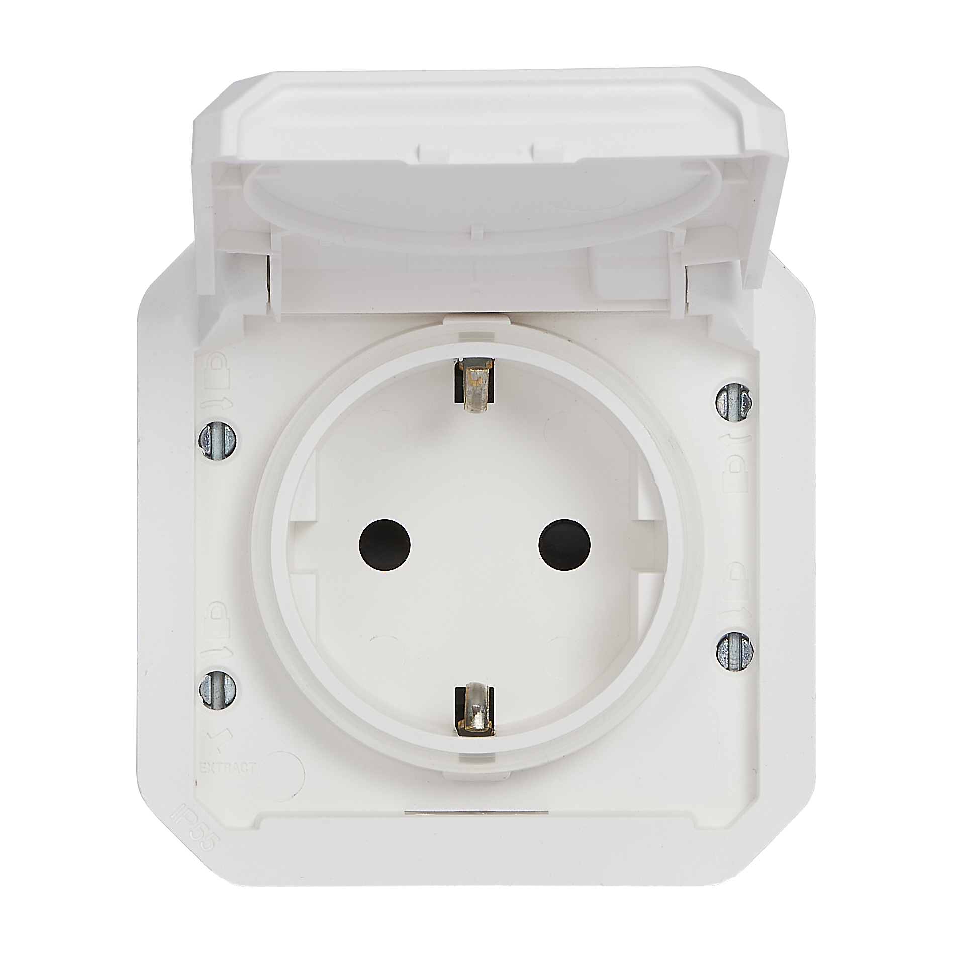 legrand Pistorasia plexo 1-osainen ip55 rl uppo valkoin