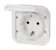 legrand Pistorasia plexo 1-osainen ip55 rl uppo valkoin