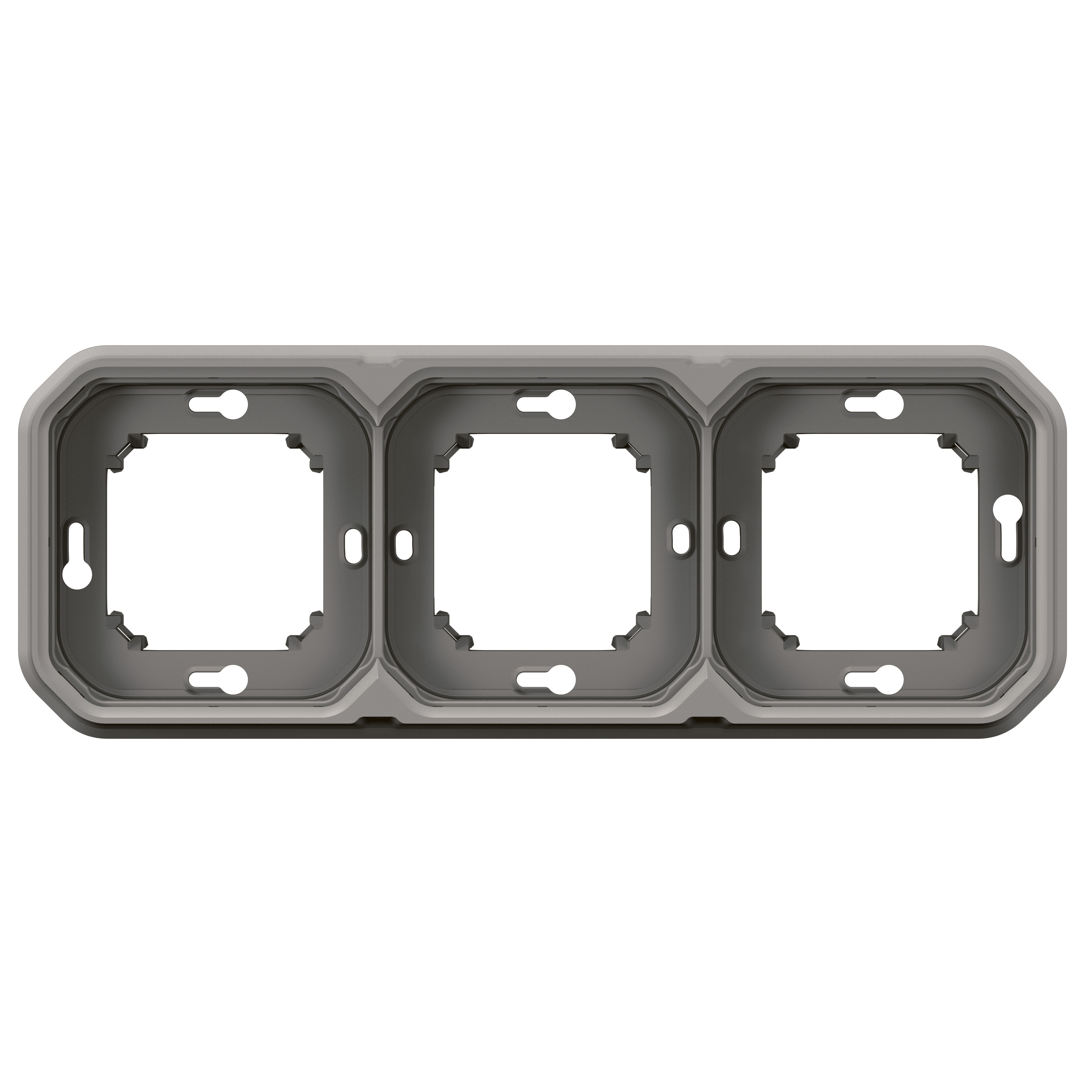 legrand Täckbricka plexo support frame 3g h/v grey