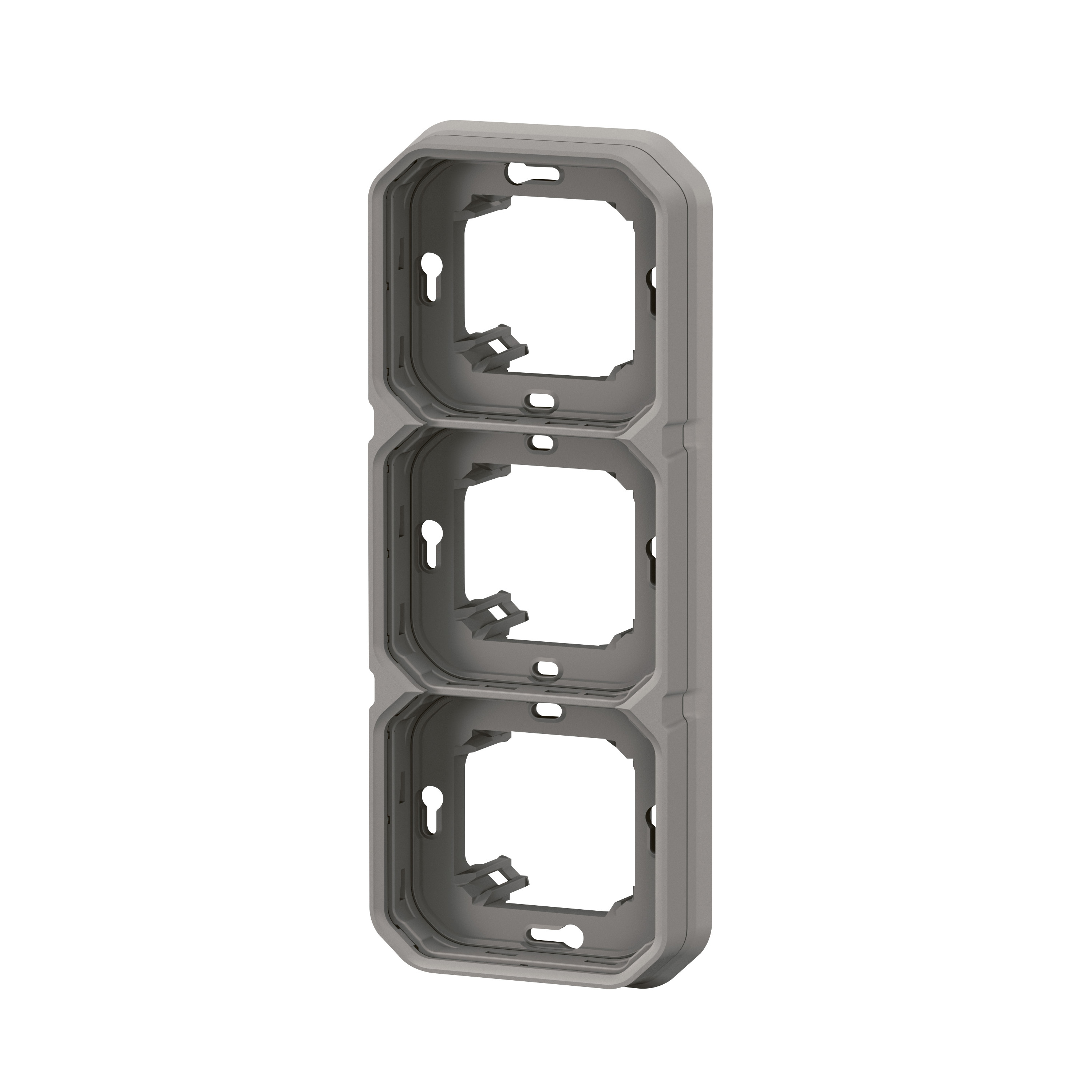legrand Täckbricka plexo support frame 3g h/v grey