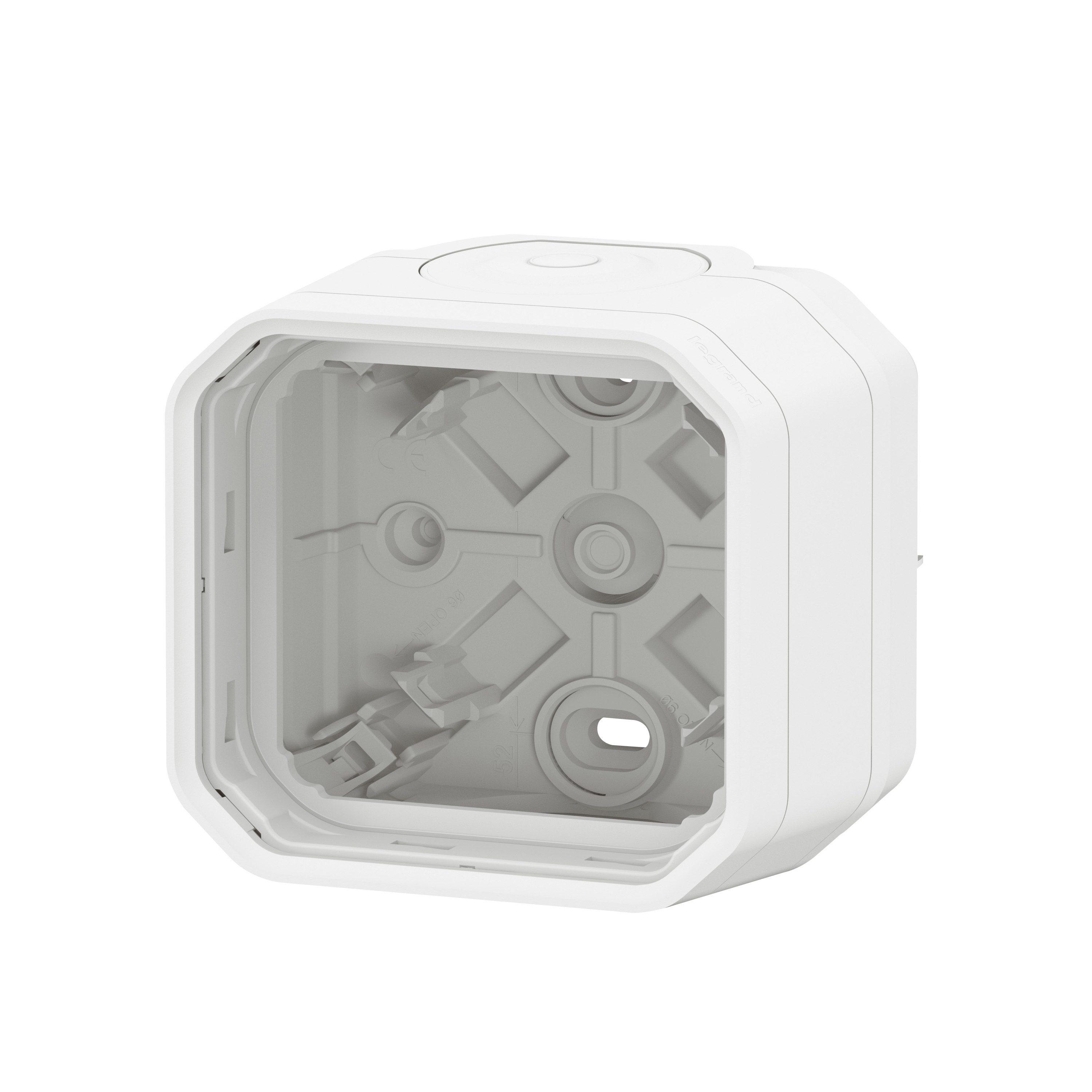 legrand Ytkapsling plexo 1g box 2xglands 1entry white