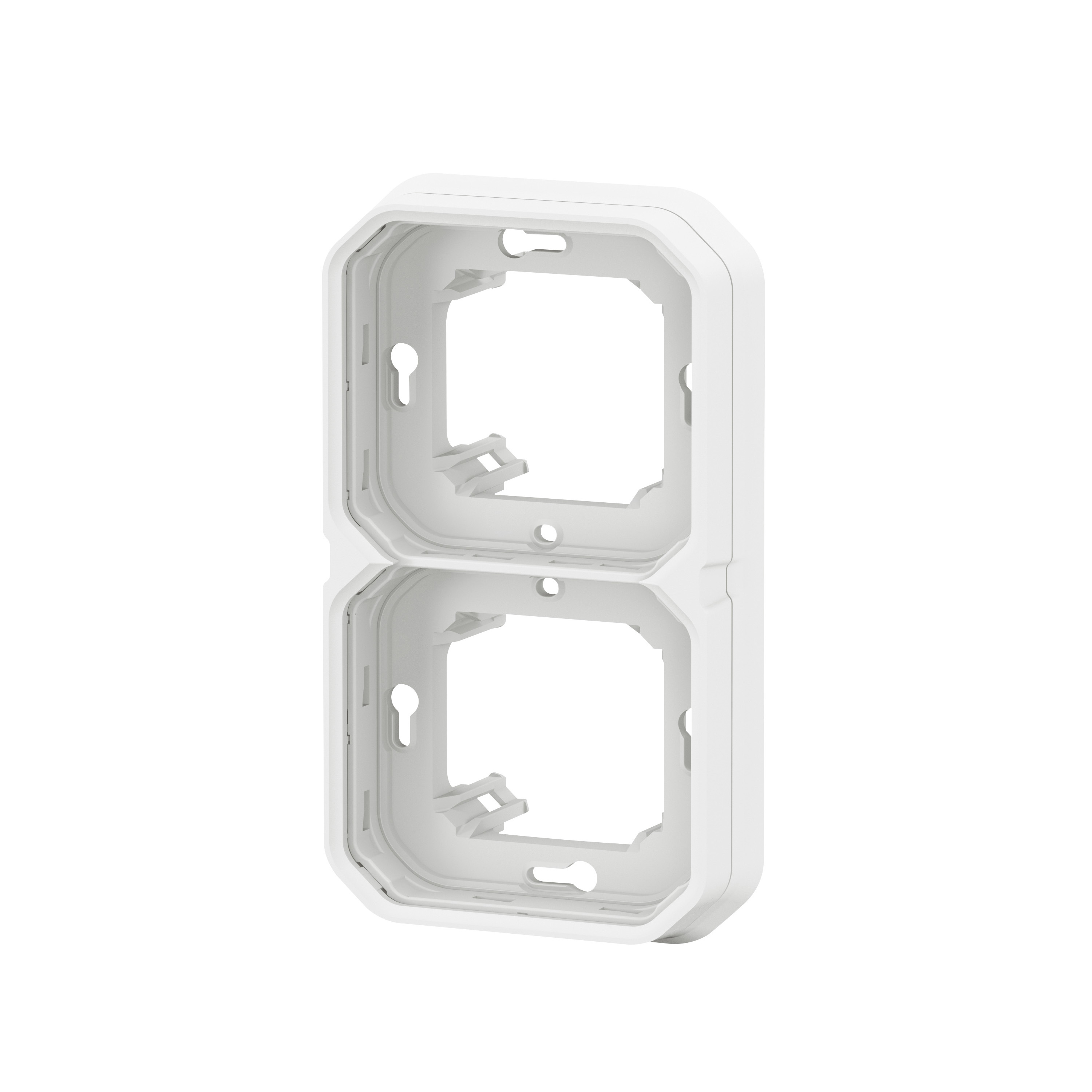 legrand Täckbricka plexo support frame 2g h/v white