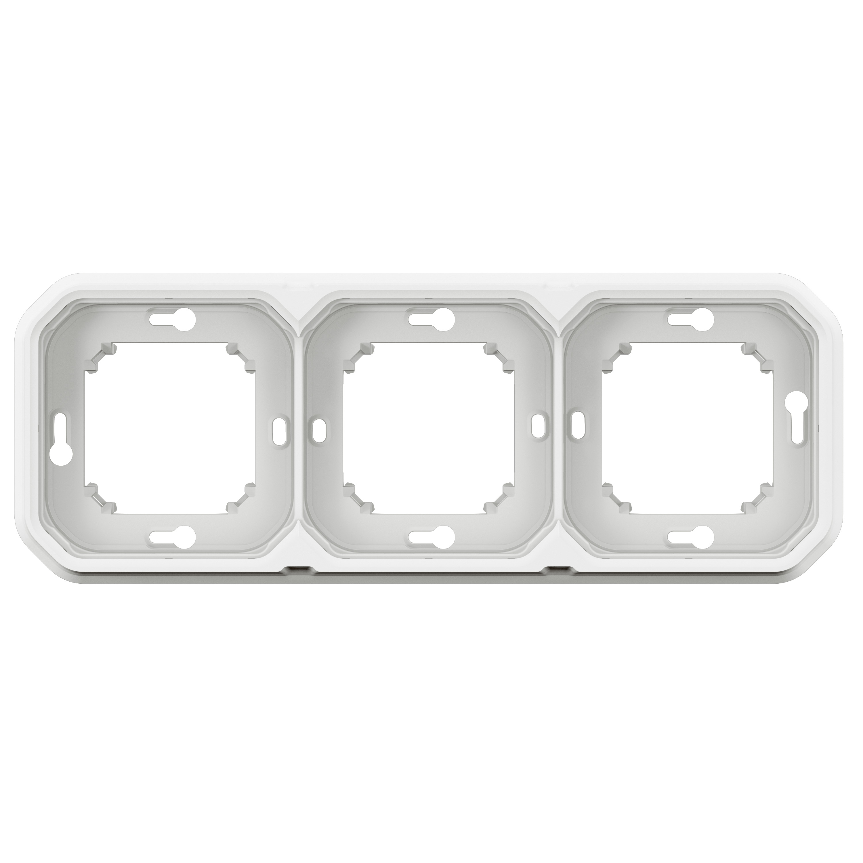 legrand Täckbricka plexo support frame 3g h/v white
