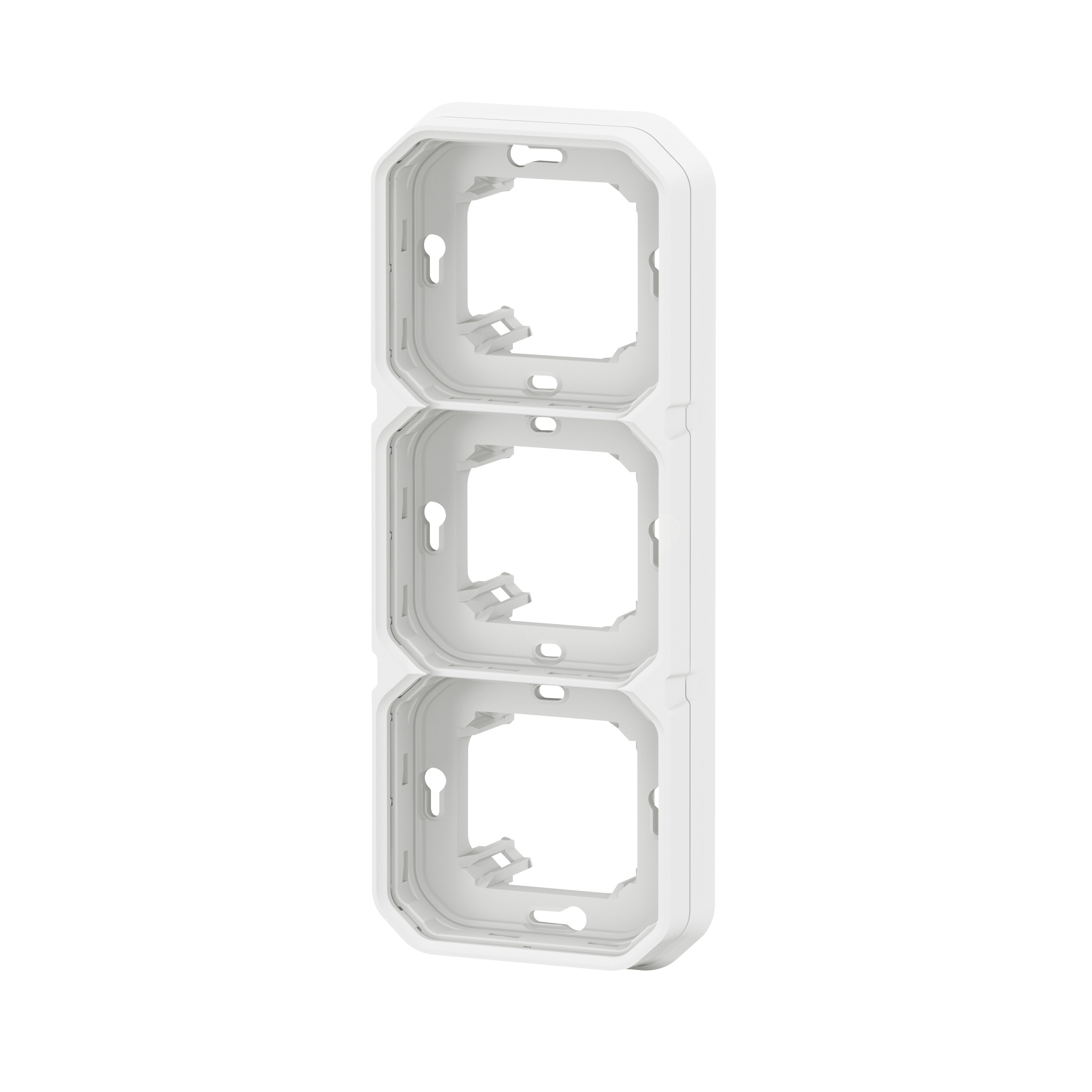 legrand Täckbricka plexo support frame 3g h/v white