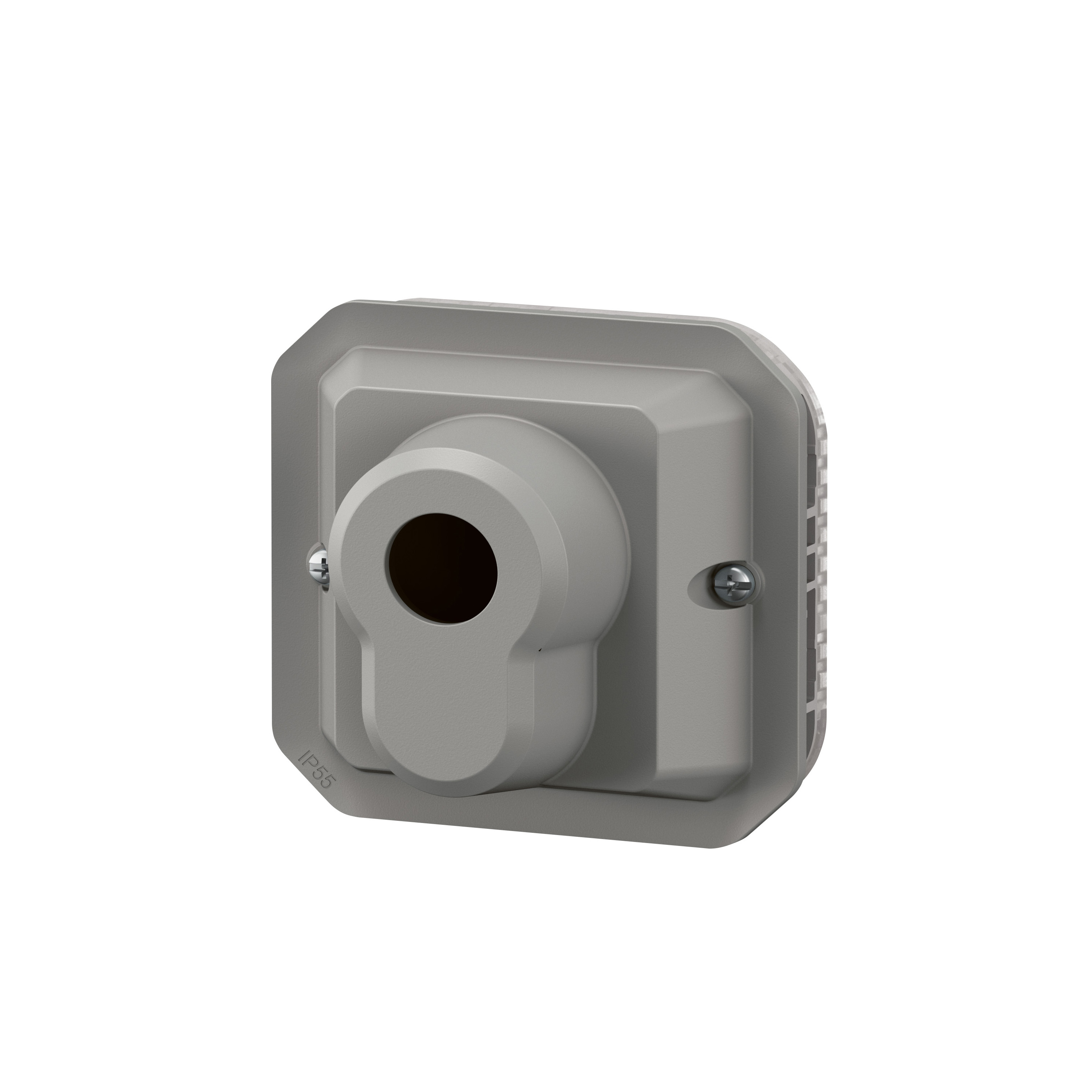 legrand Avbrytare plexo euro key barrel sw grey mech