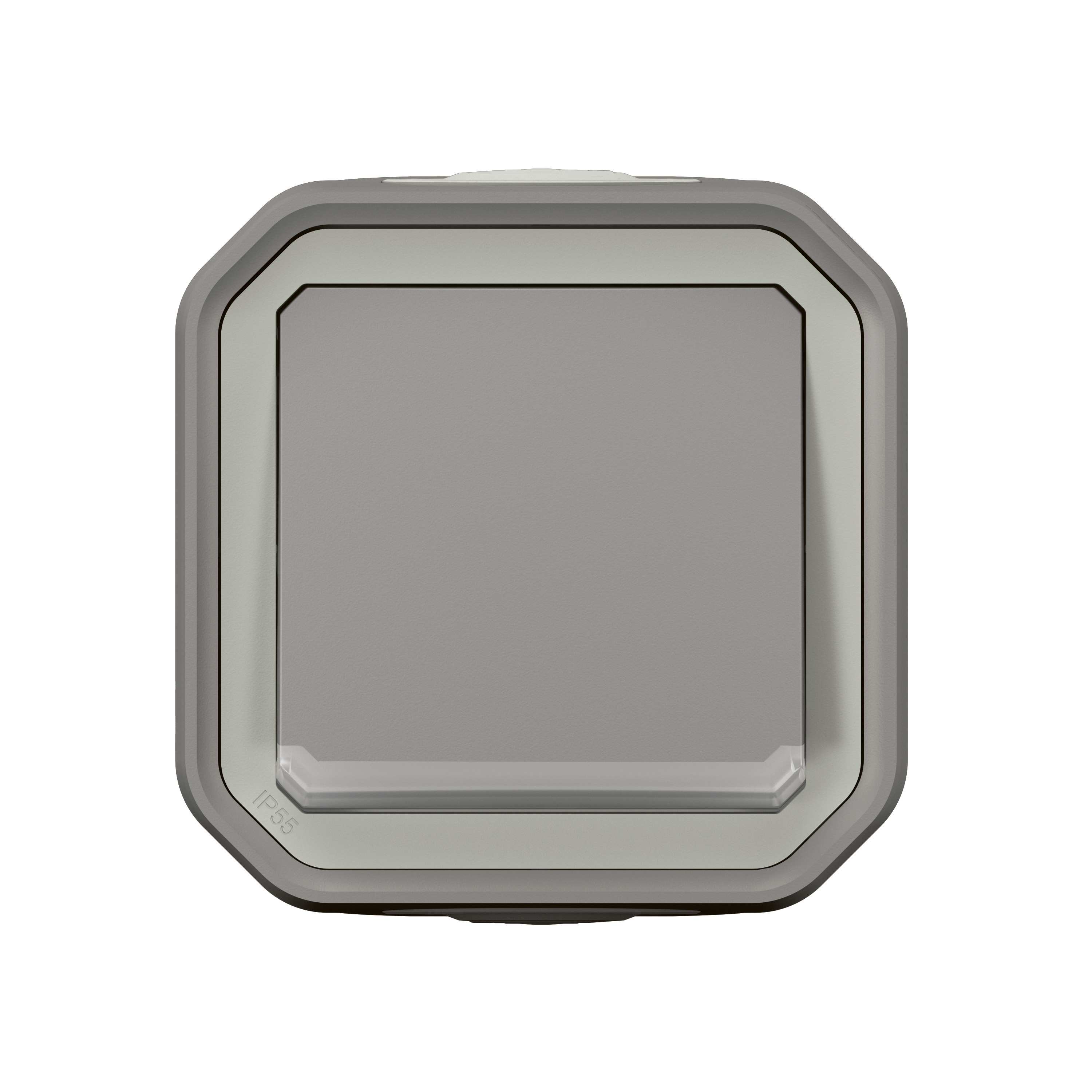 legrand Avbrytare plexo 1g-2w swi indic 24v grey surf