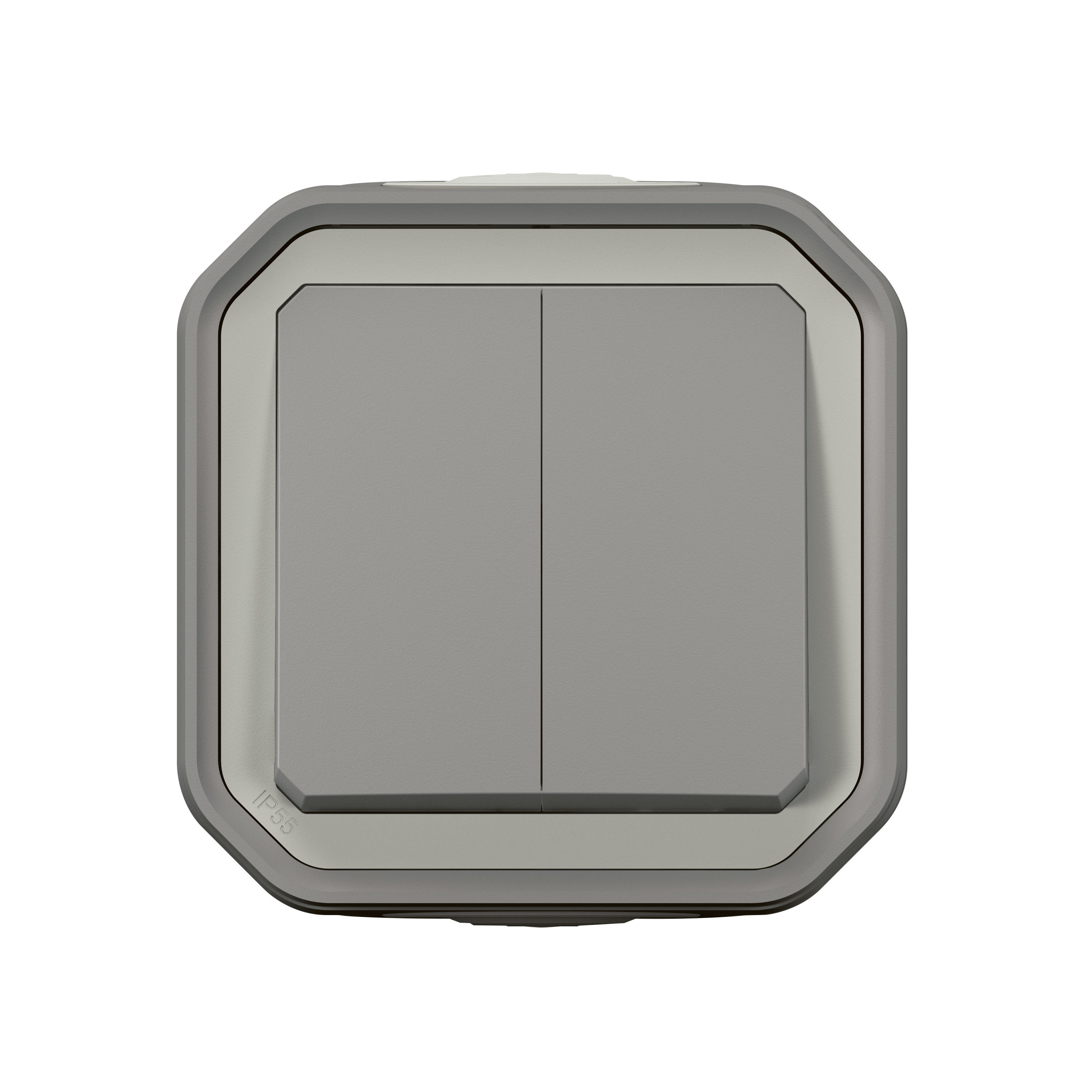 legrand Kytkin plexo monit 10a ip55 pinta harmaa