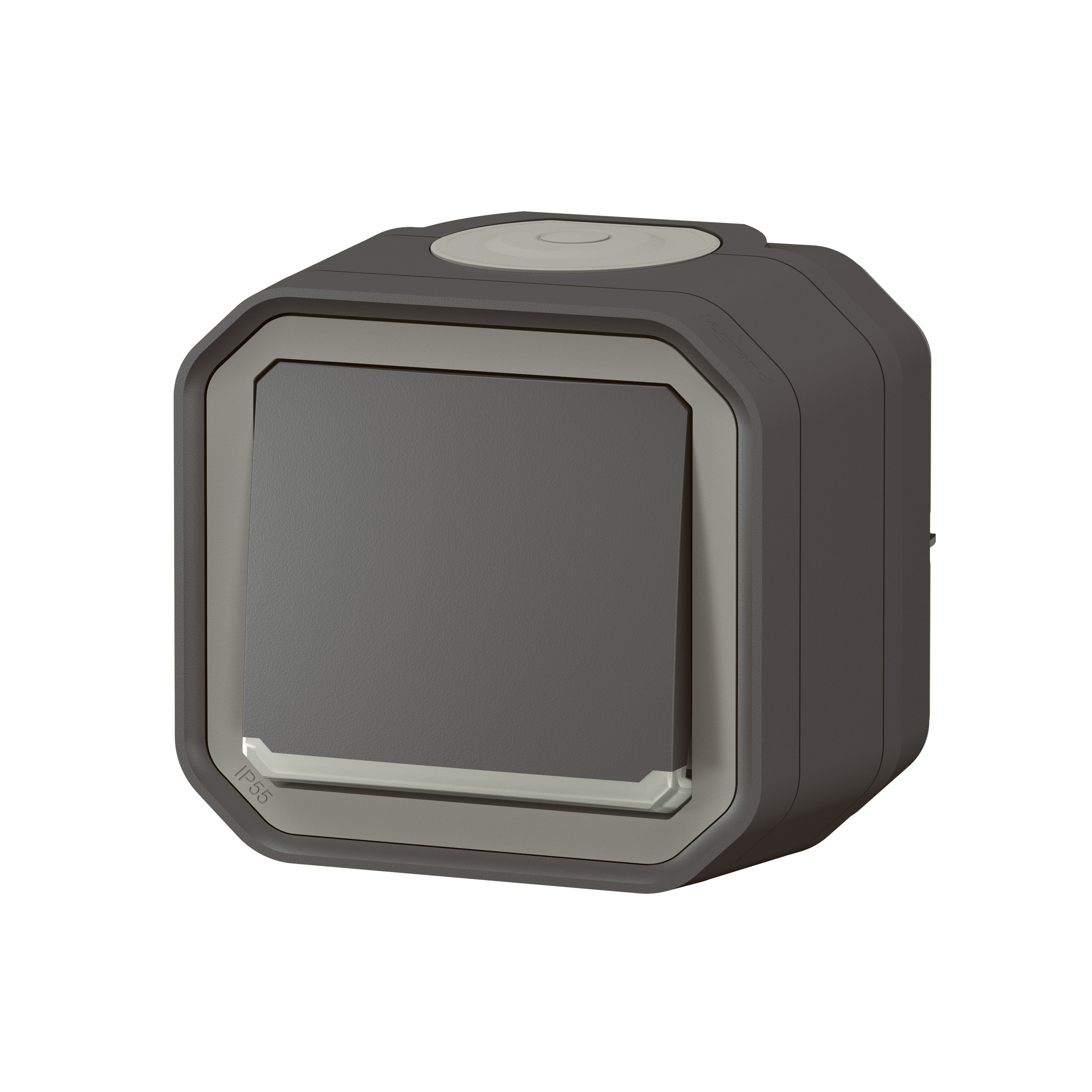 legrand Avbrytare plexo 1g-2w sw 10ax indic anth surf