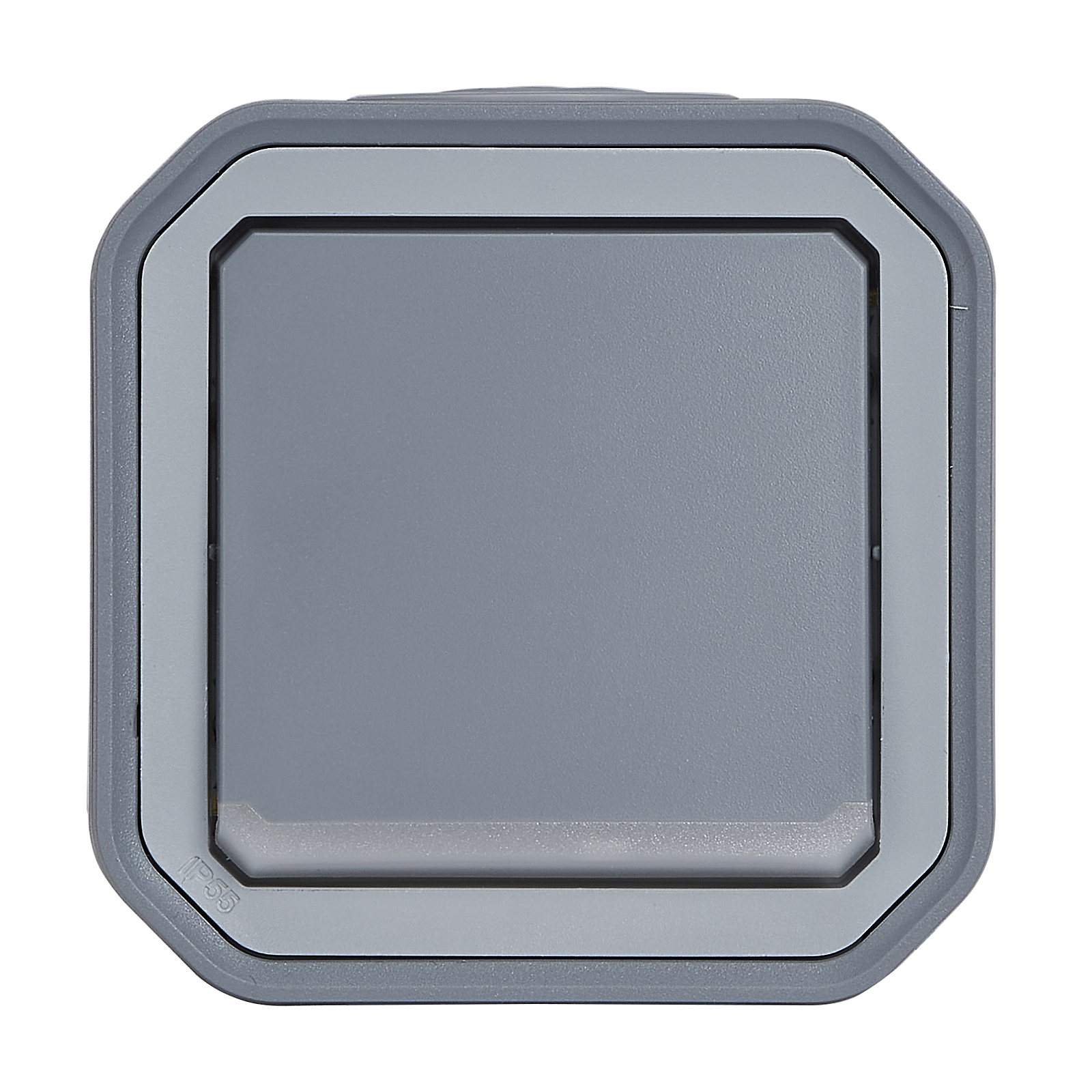 legrand Avbrytare plexo dp switch indicator grey surf