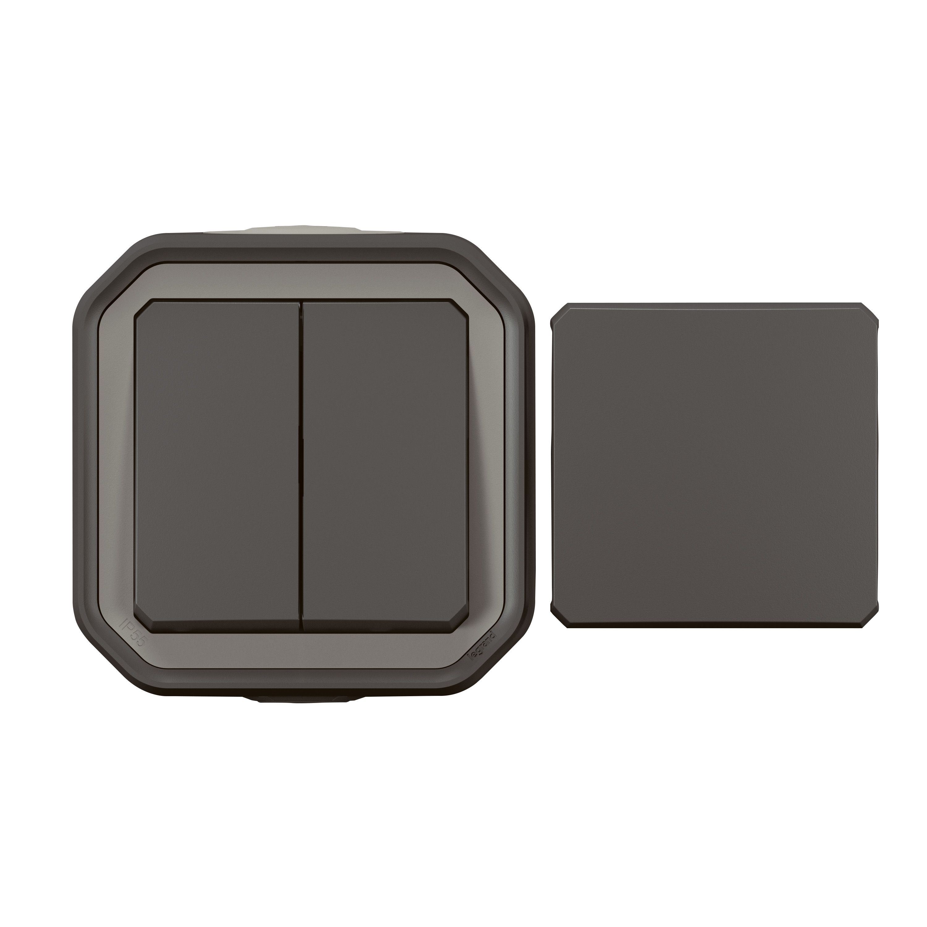 legrand Pārslēdzis v/a universāls plexo ip55 antracīta