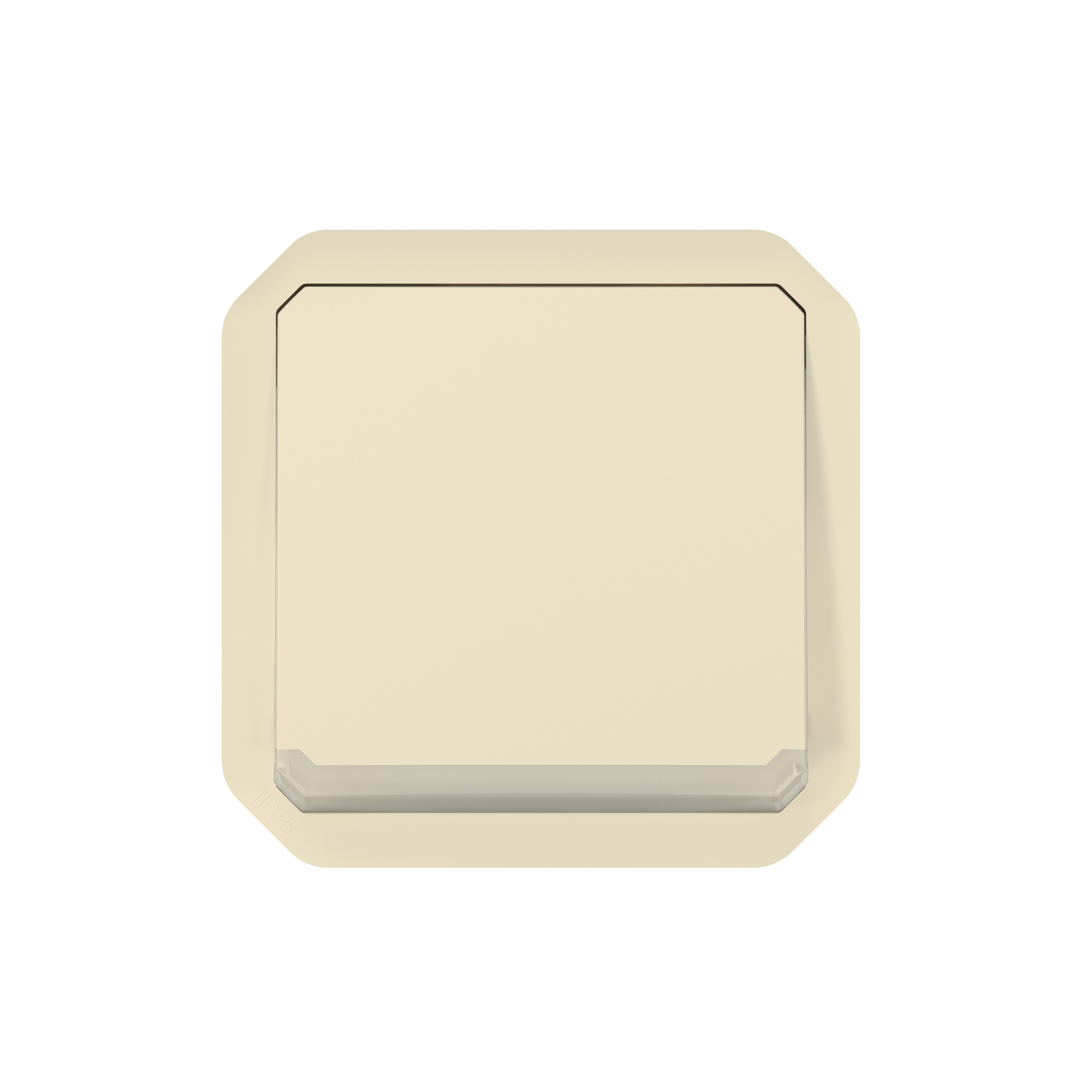legrand Tryckknapp plexo push ch-over loc beige mech
