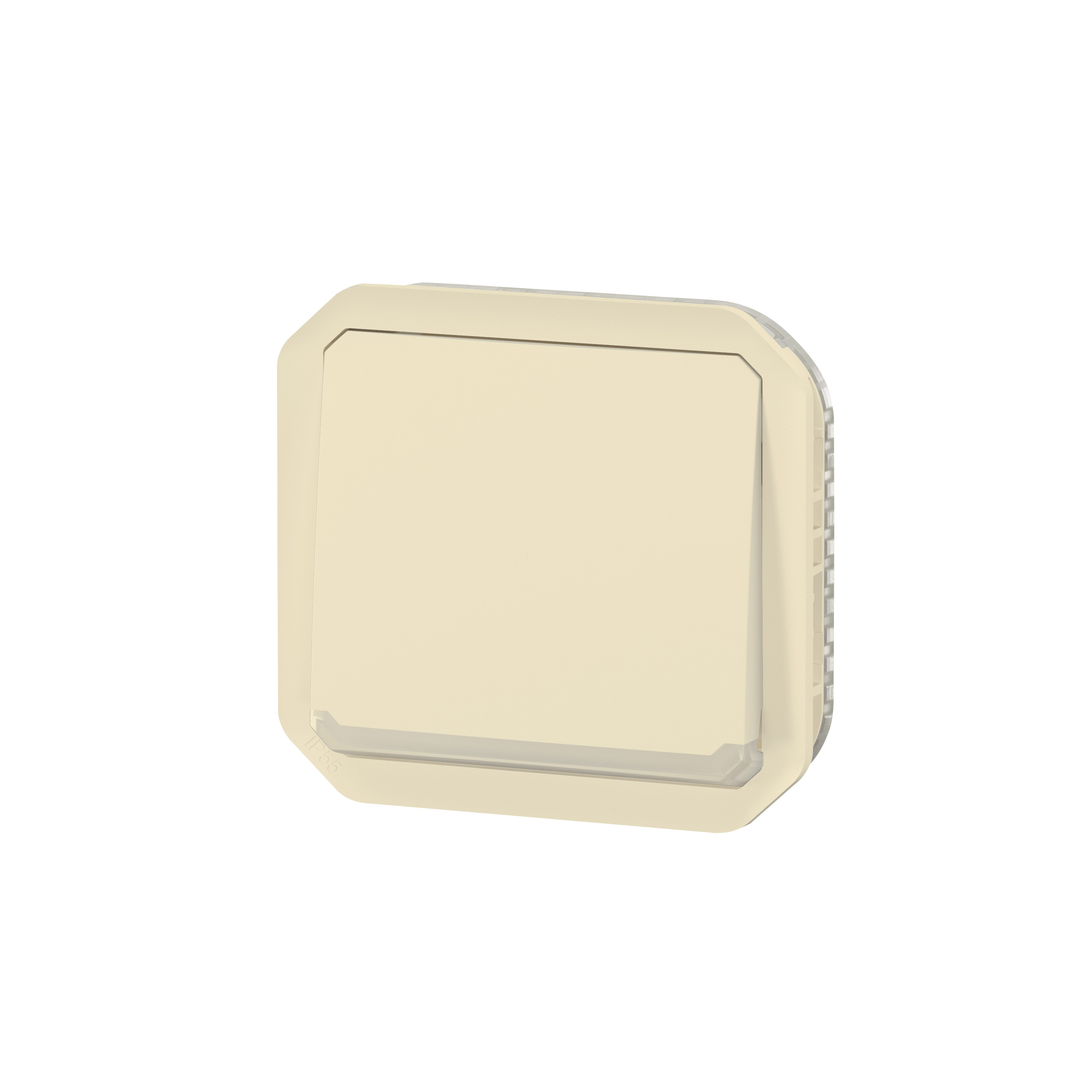 legrand Tryckknapp plexo push ch-over loc beige mech