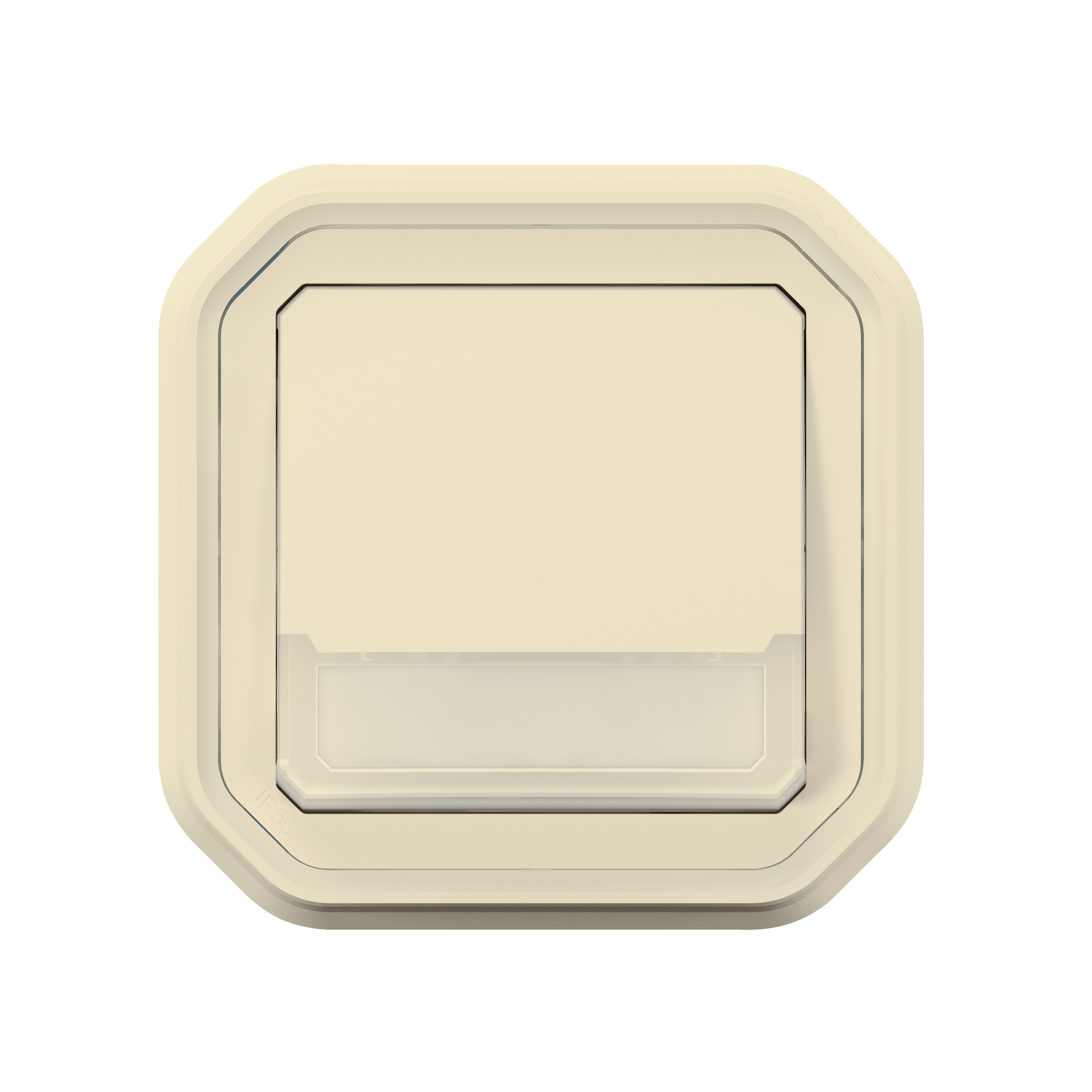 legrand Tryckknapp plexo push ch-over l-h loc beige flu