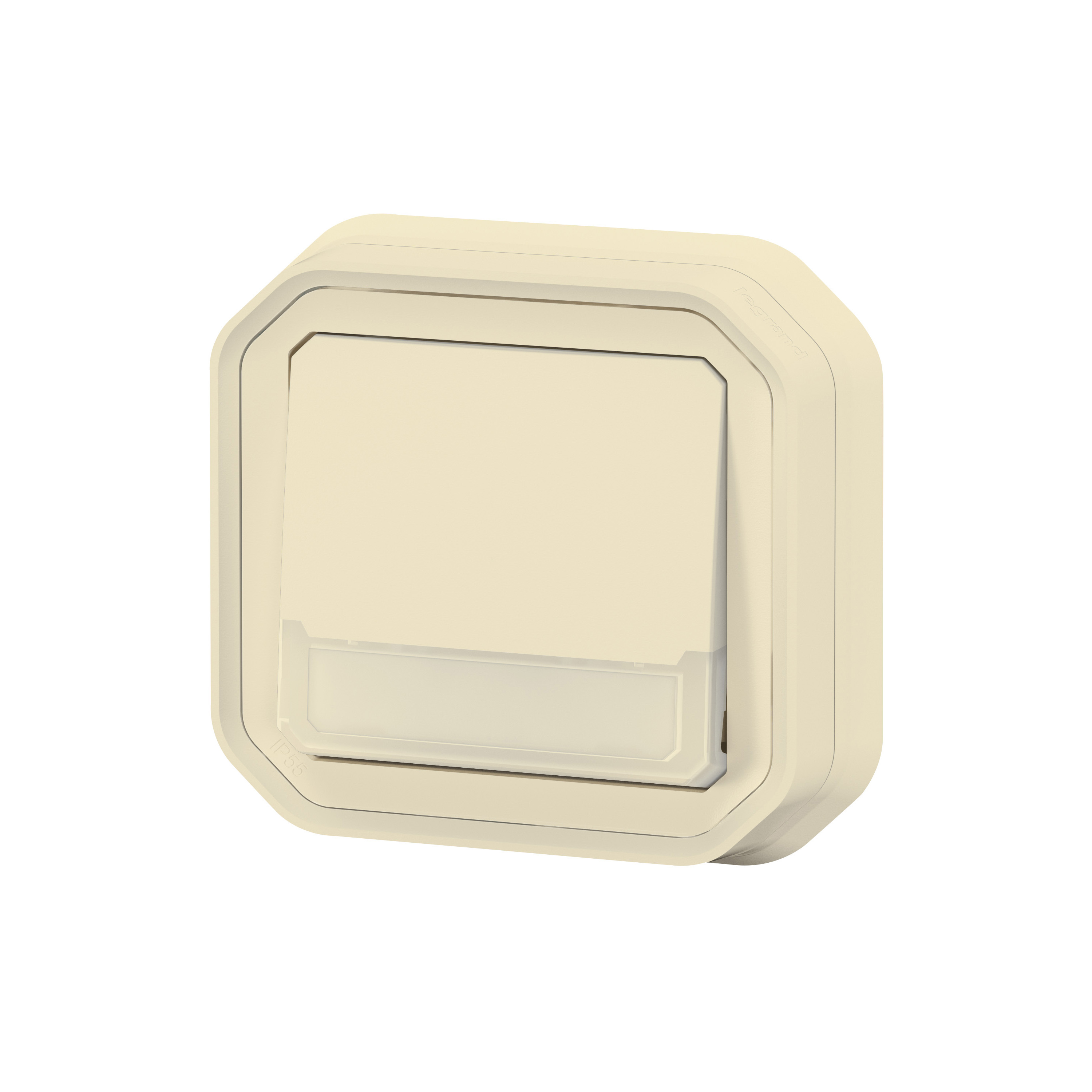 legrand Tryckknapp plexo push ch-over l-h loc beige flu