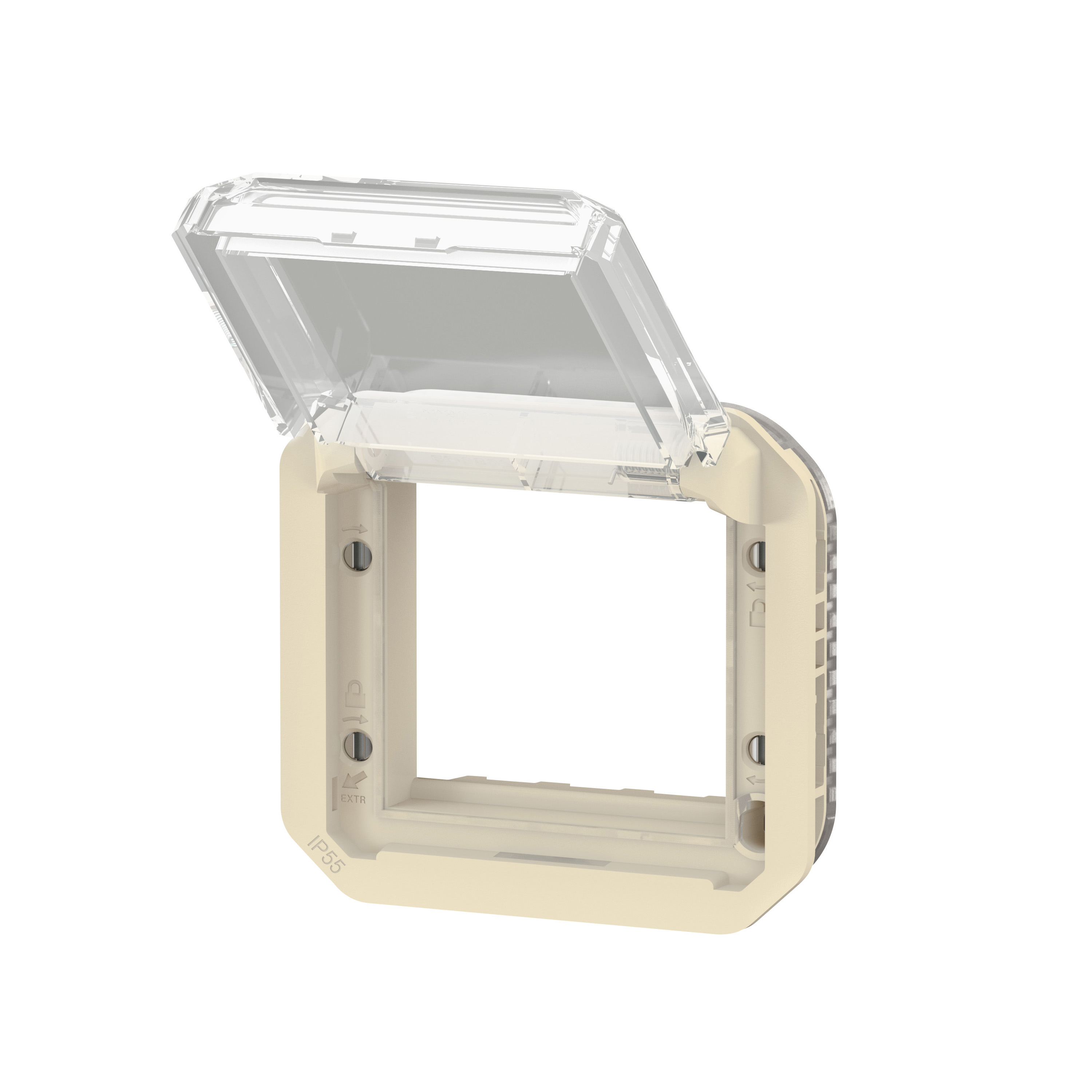 legrand Adapter plexo adapt 45 trans flap beig mech