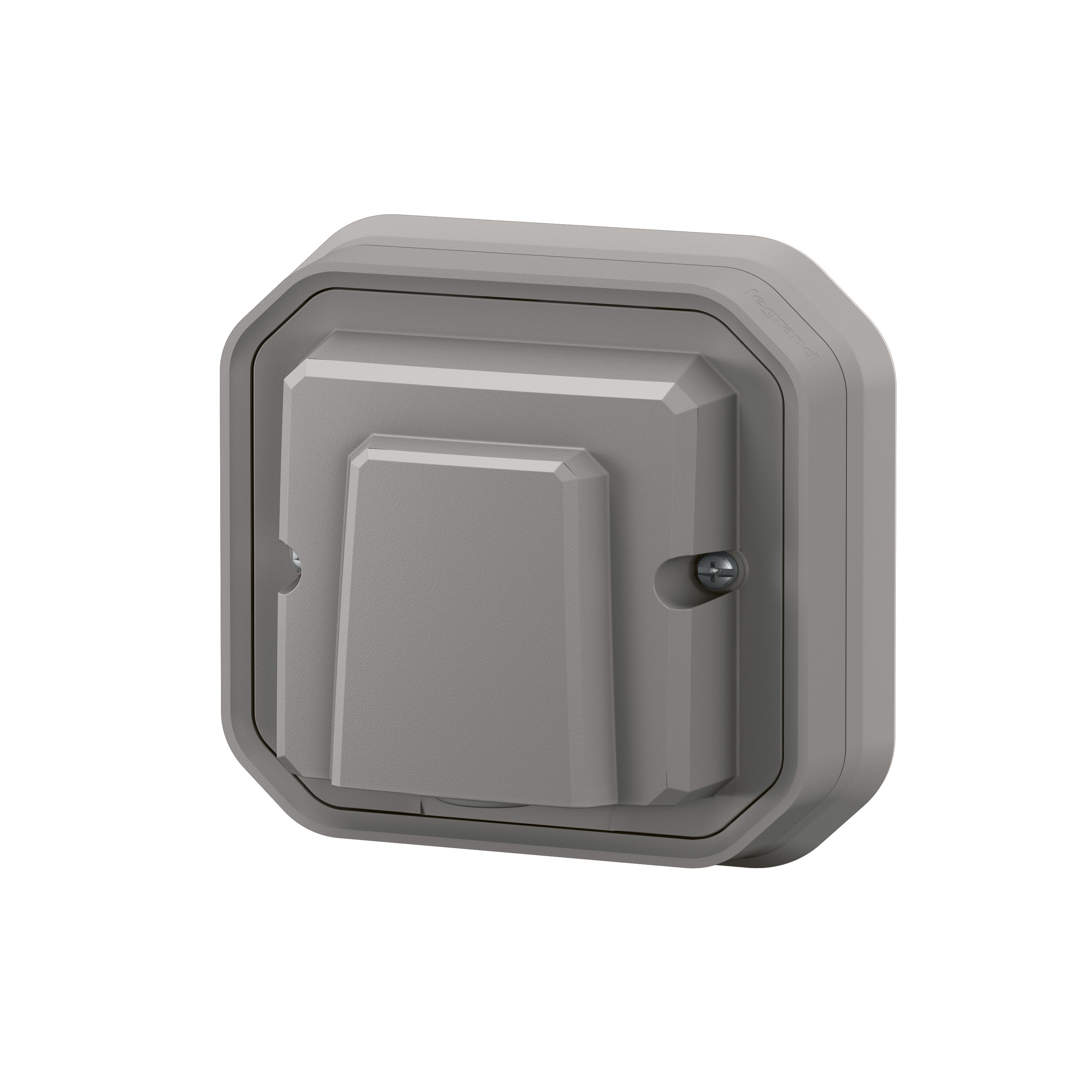 legrand Centrumplatta plexo cable outlet w/term grey flush