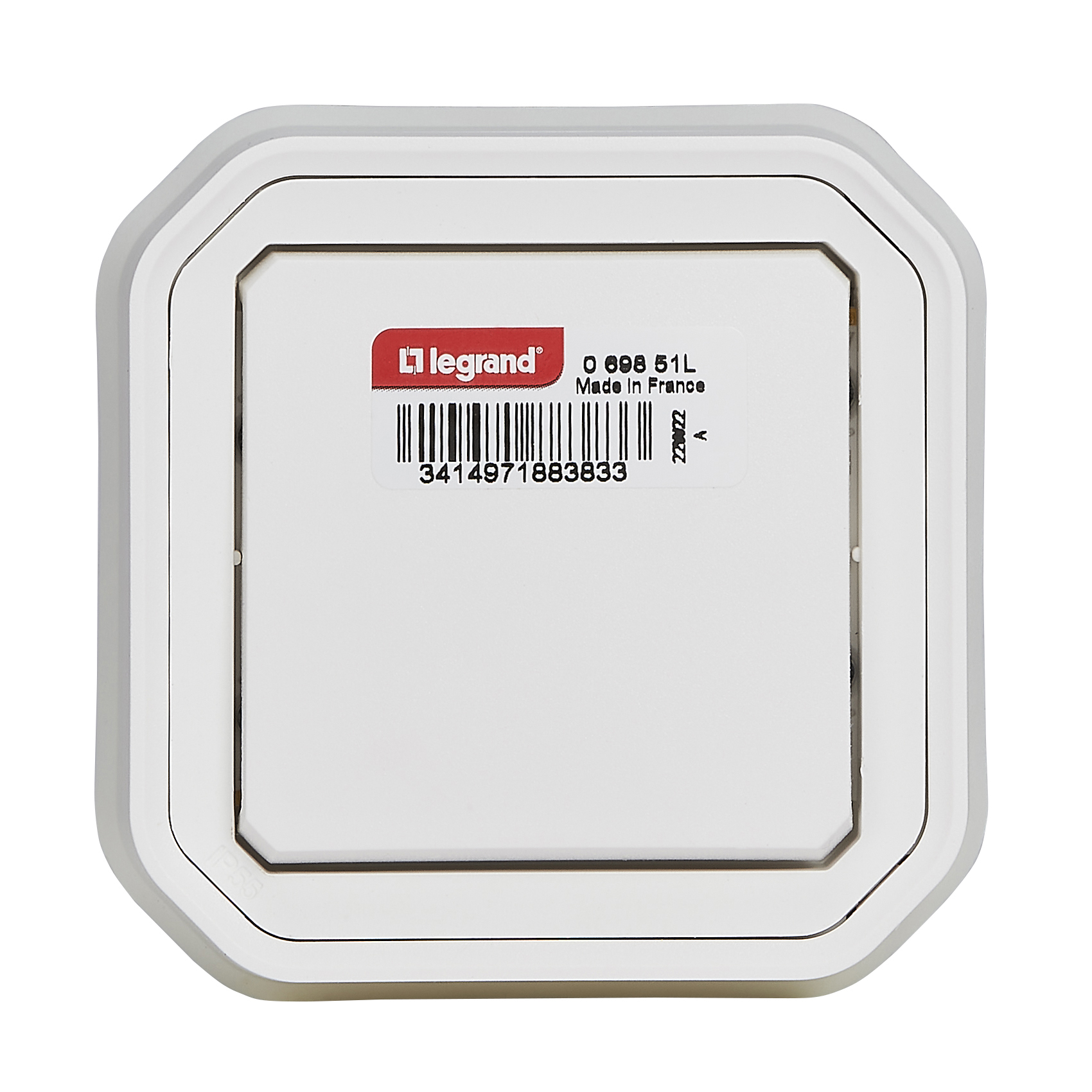 legrand Avbrytare plexo 1g-2w sw 10ax white flush