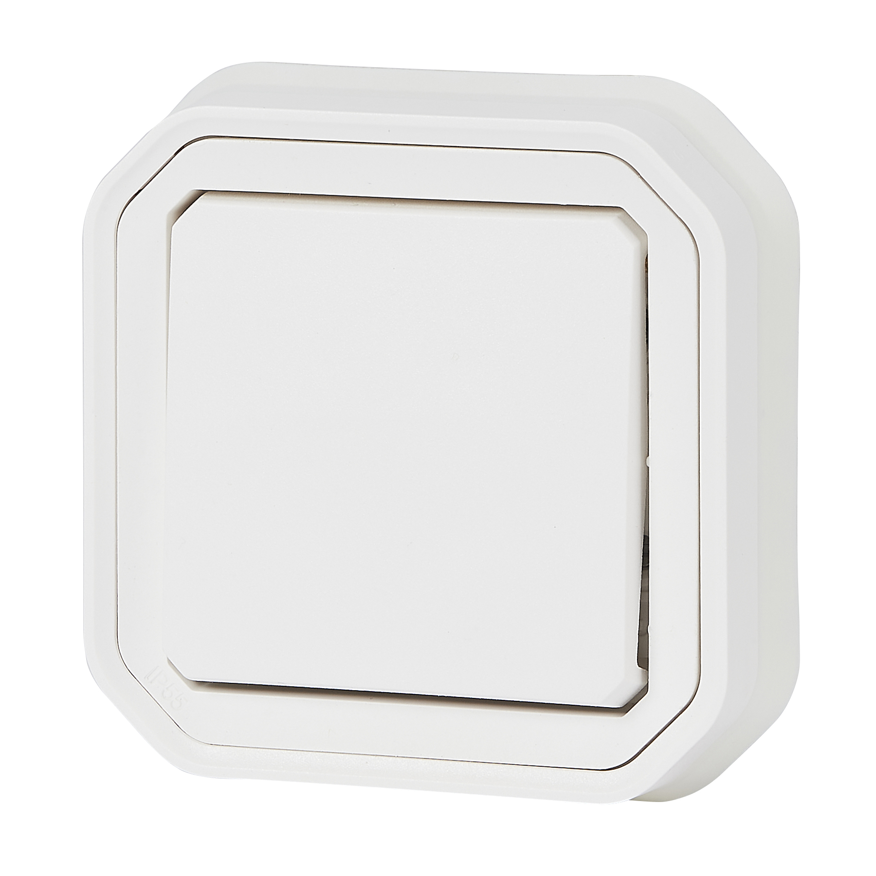 legrand Avbrytare plexo 1g-2w sw 10ax white flush claw