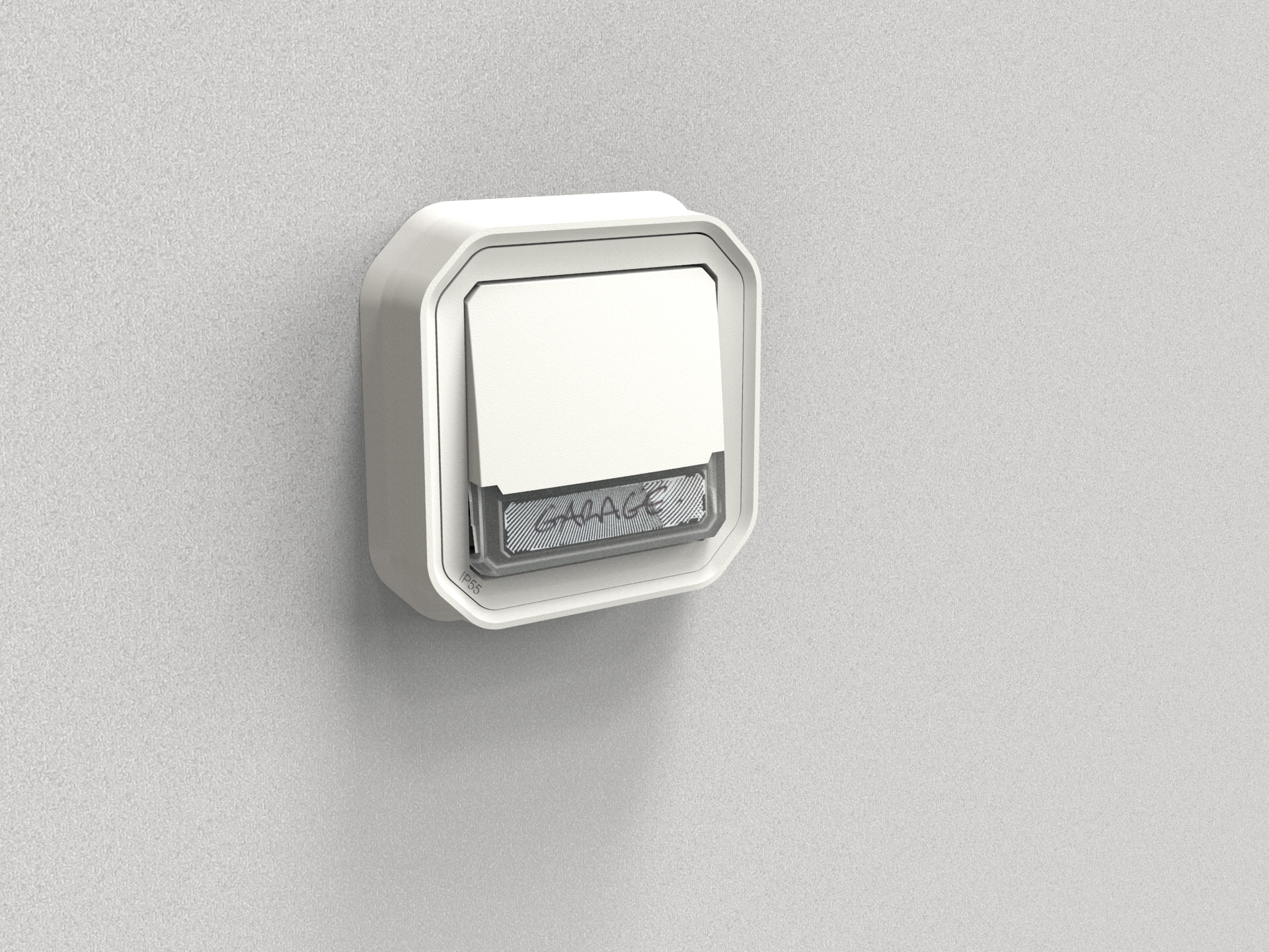 legrand Tryckknapp plexo push ch-over l-h loc whi flush