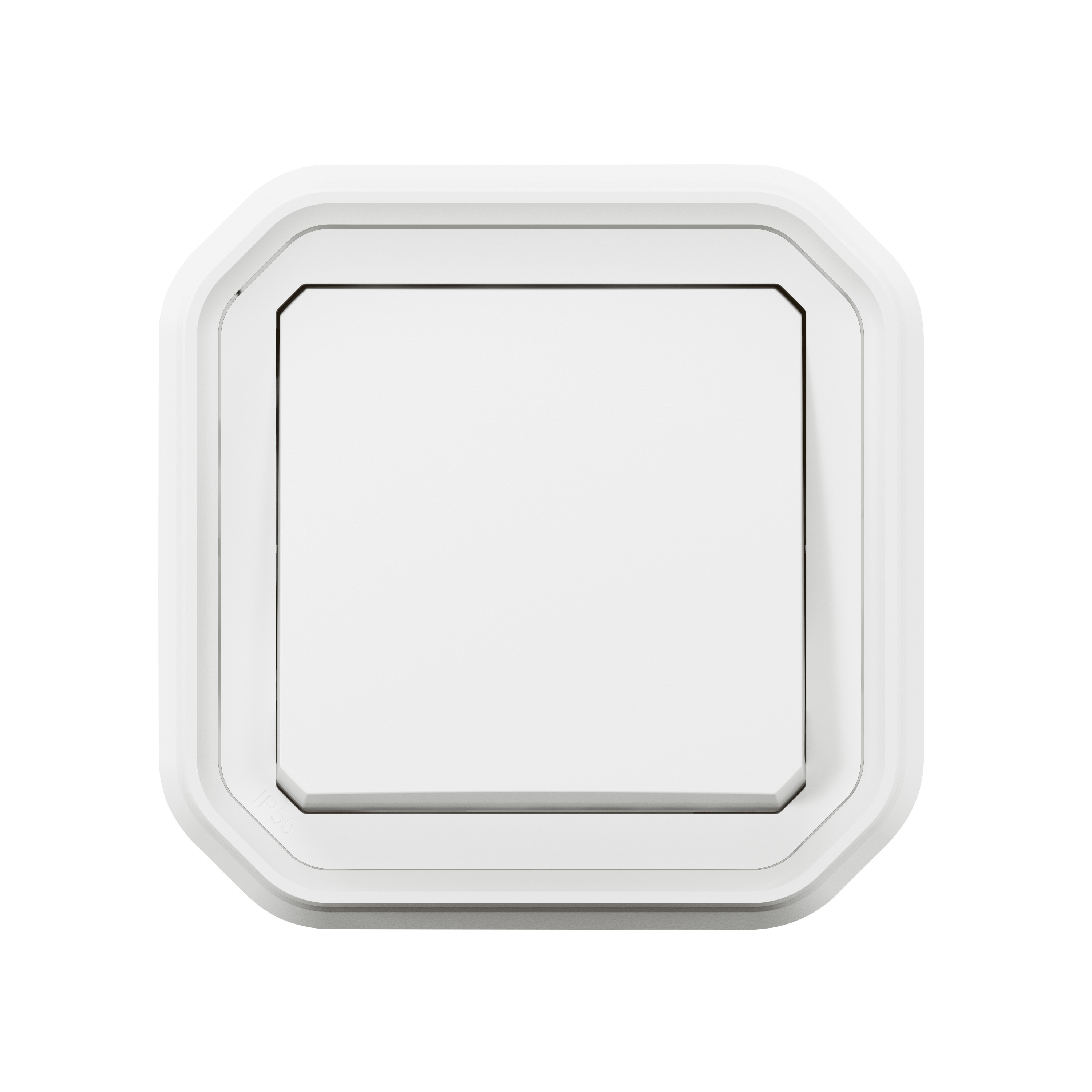 legrand Avbrytare plexo 1g-2w sw 10ax white flush claw