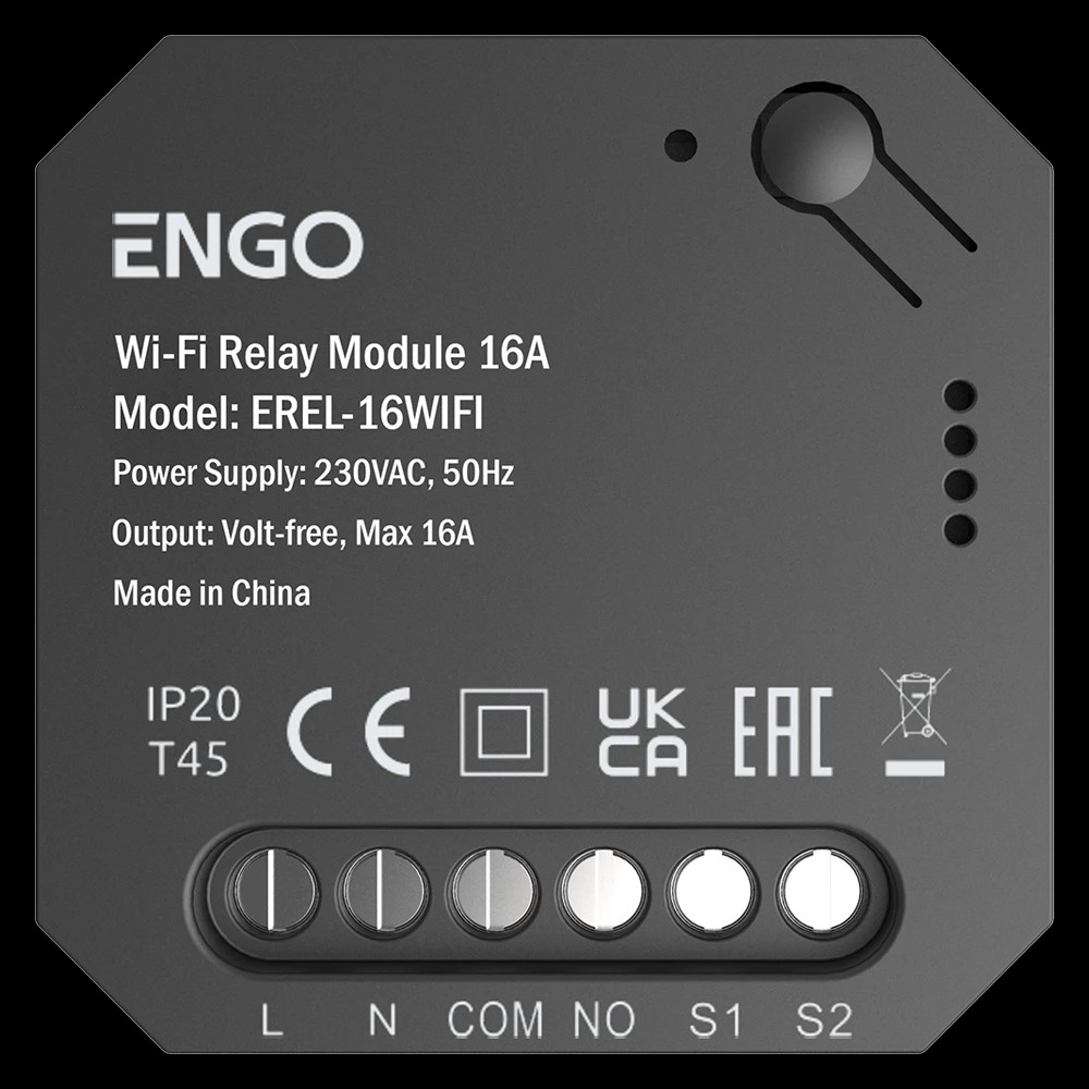 RELEE SMART WIFI 1X16A NO-COM VÄLJUND