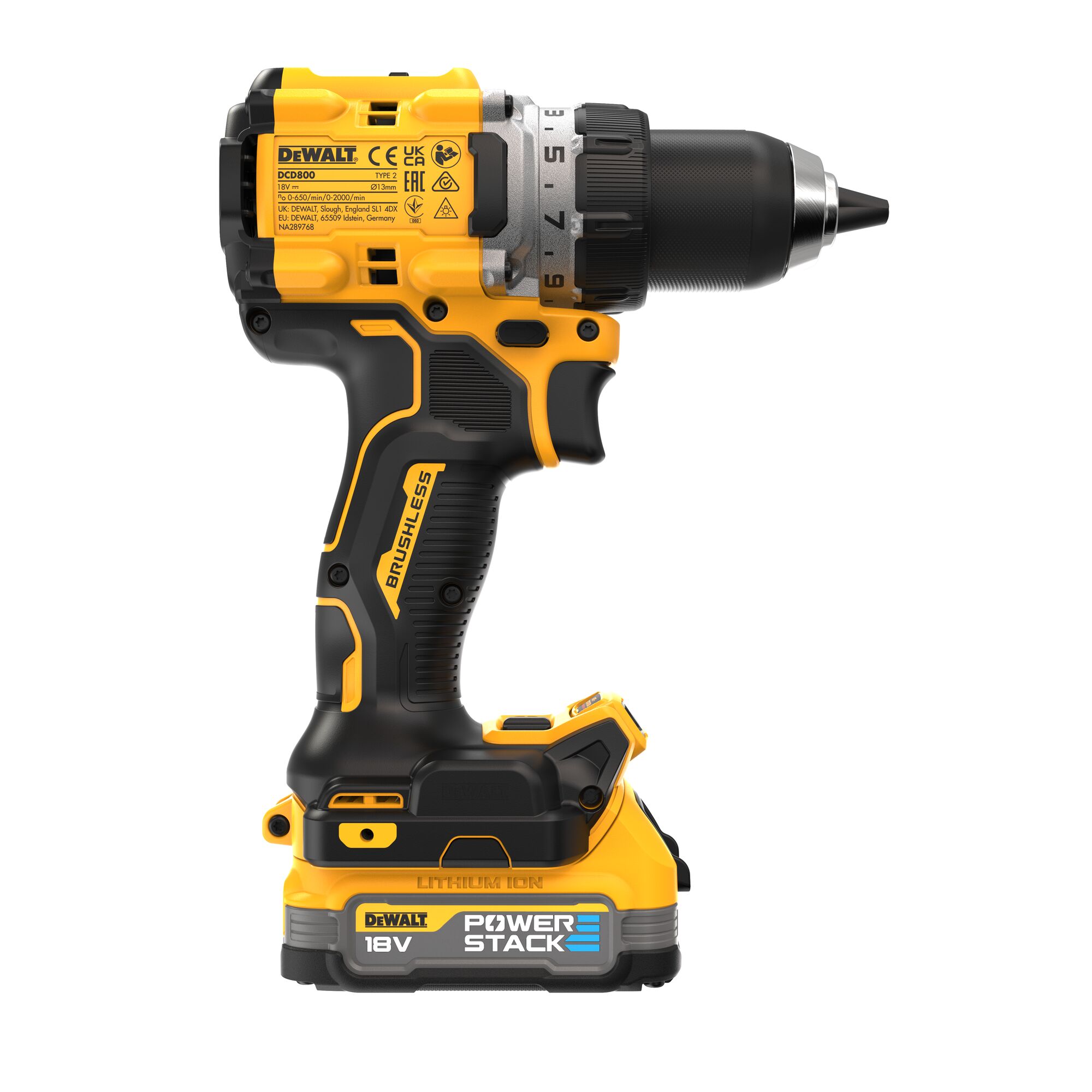 dewalt Akkuporakone dewalt dcd800e2t 18v xr 2x powerstack