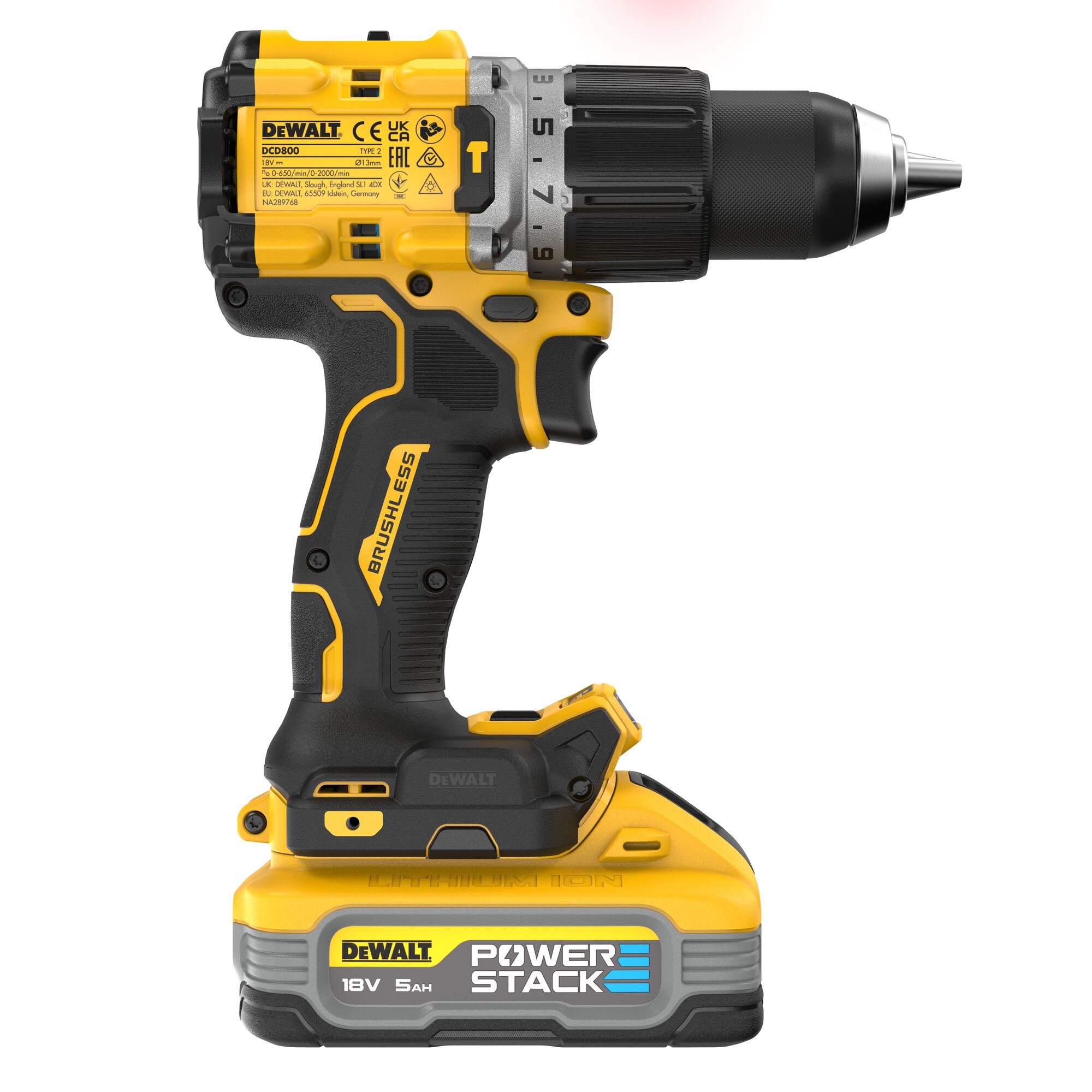 dewalt Akkuiskuporakone dewalt dcd805h2t 18v powerstack 2x5ah