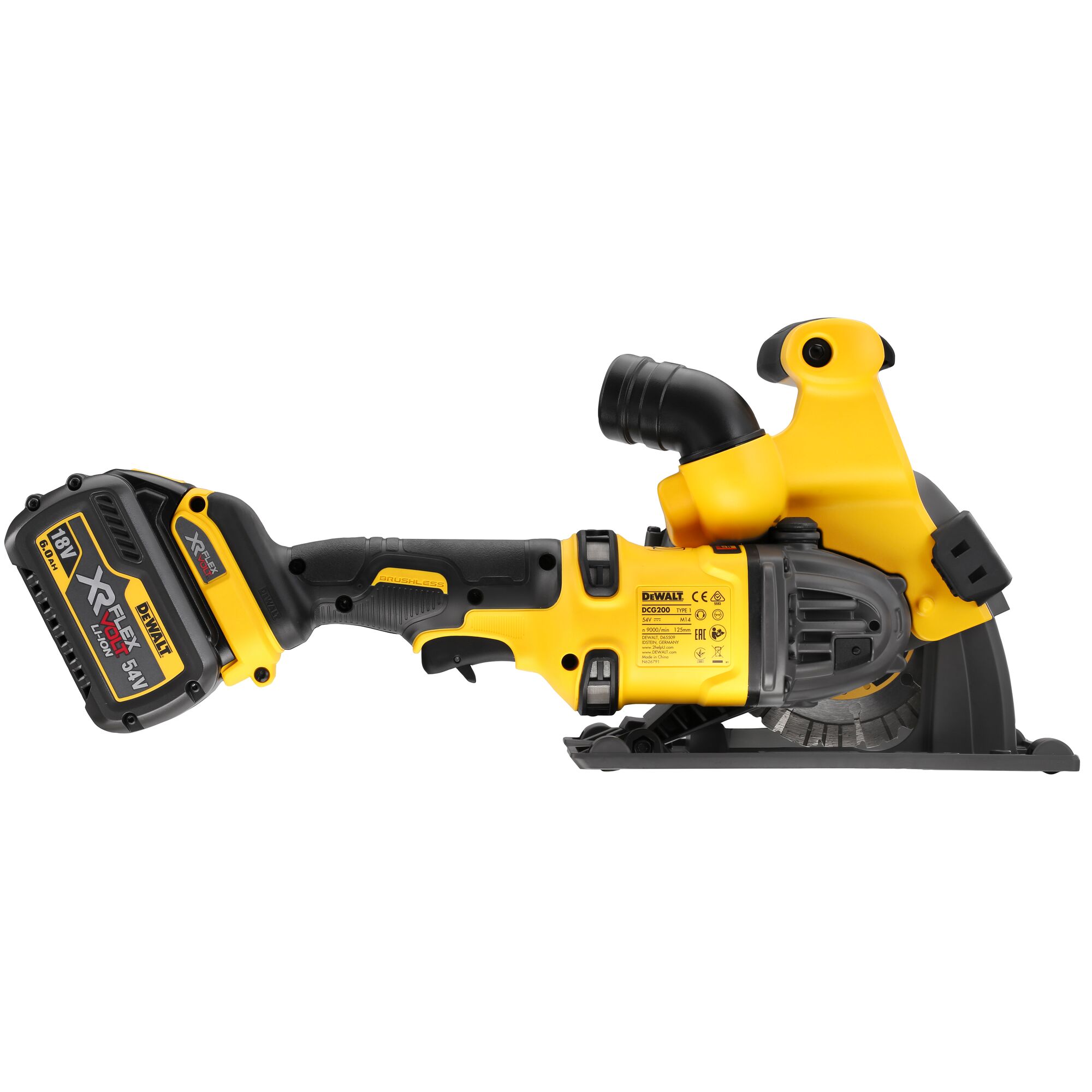 dewalt Akkuseinäurajyrsin dewalt dcg200t2