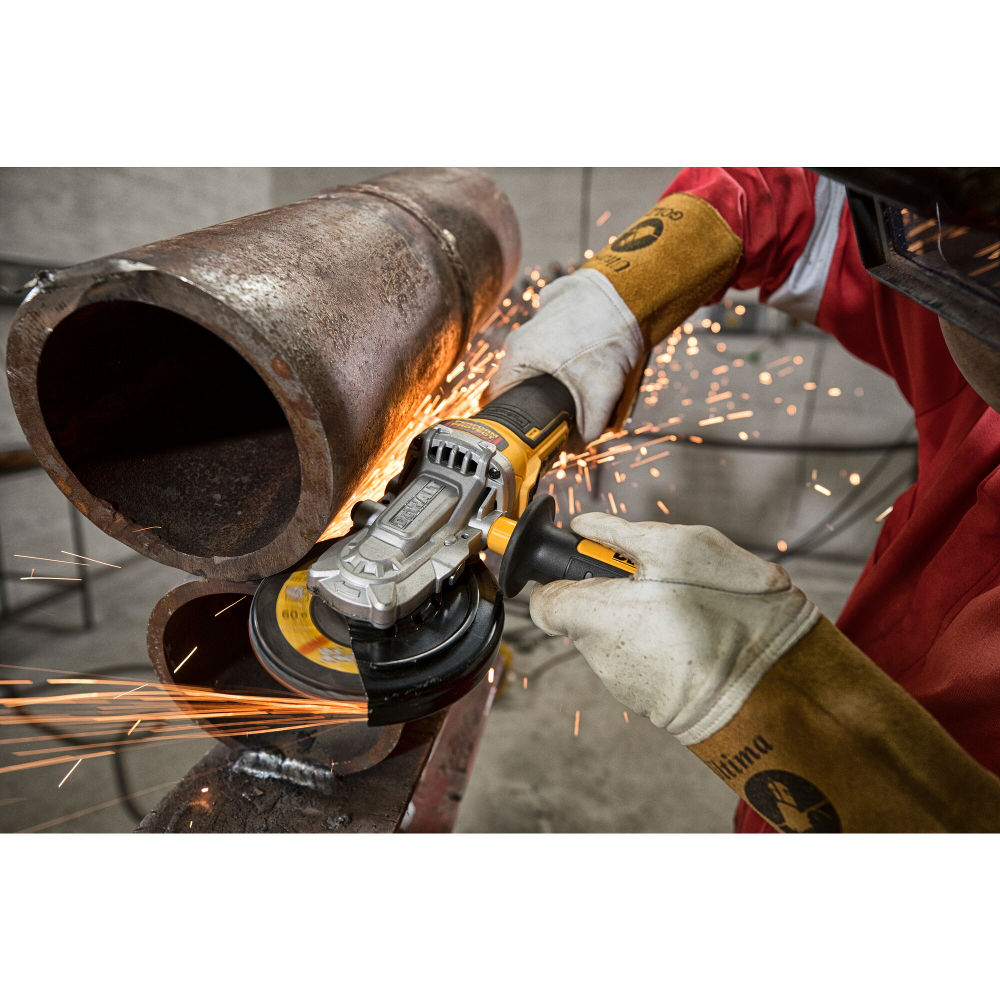 dewalt Battery angle grinder dewalt dcg405fn 18v