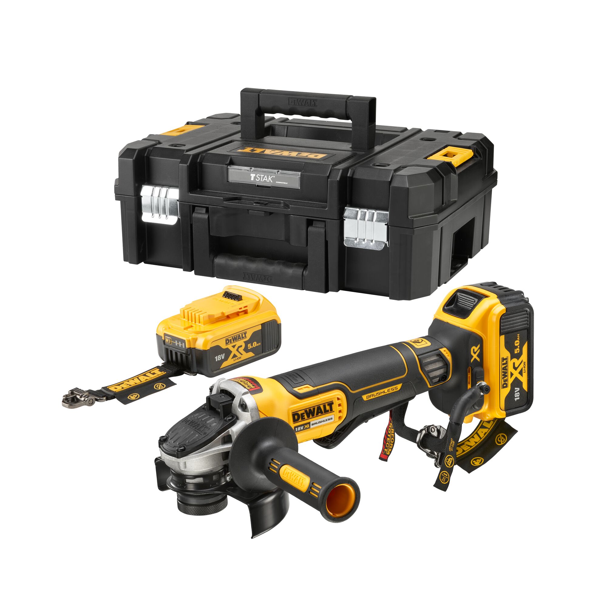 dewalt Battery angle dgrinder dewalt dcg406p2lrt-qw 2x5,0ah 18v
