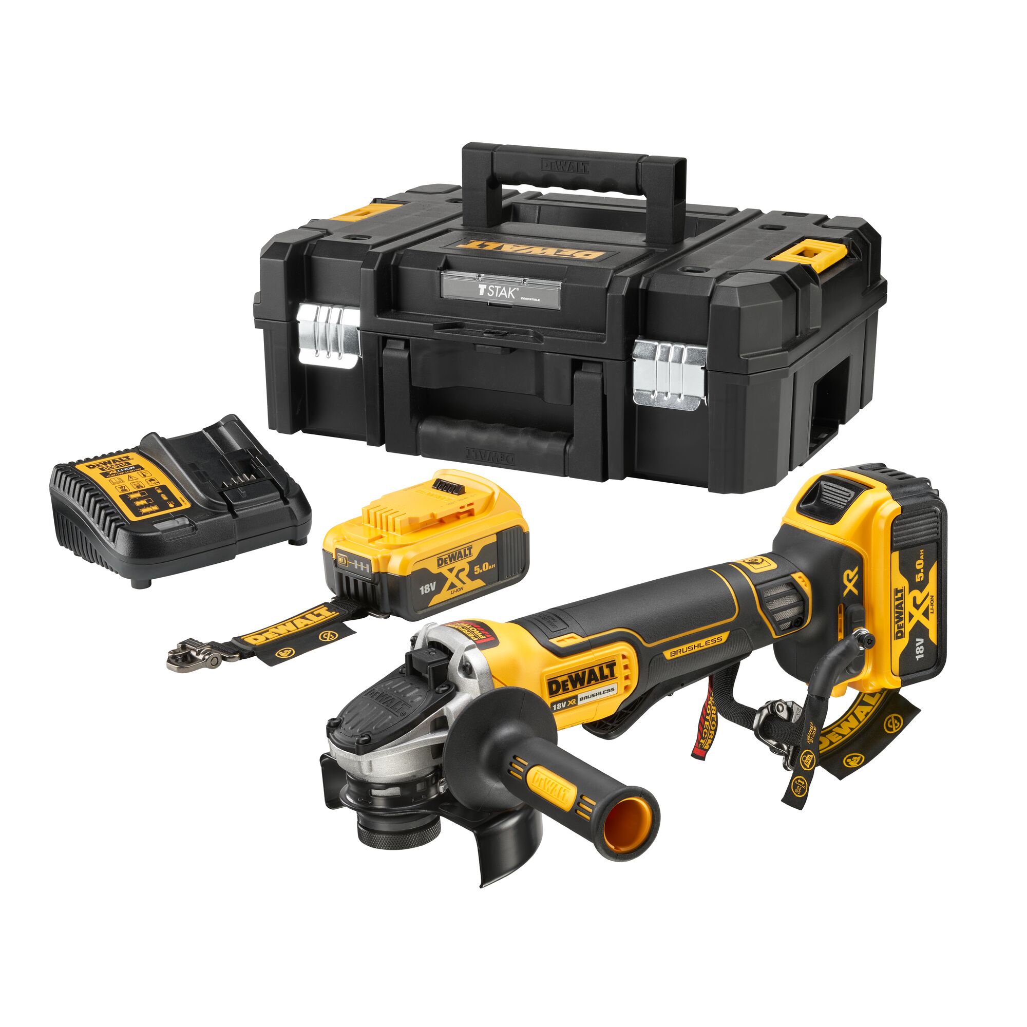 dewalt Battery angle dgrinder dewalt dcg406p2lrt-qw 2x5,0ah 18v