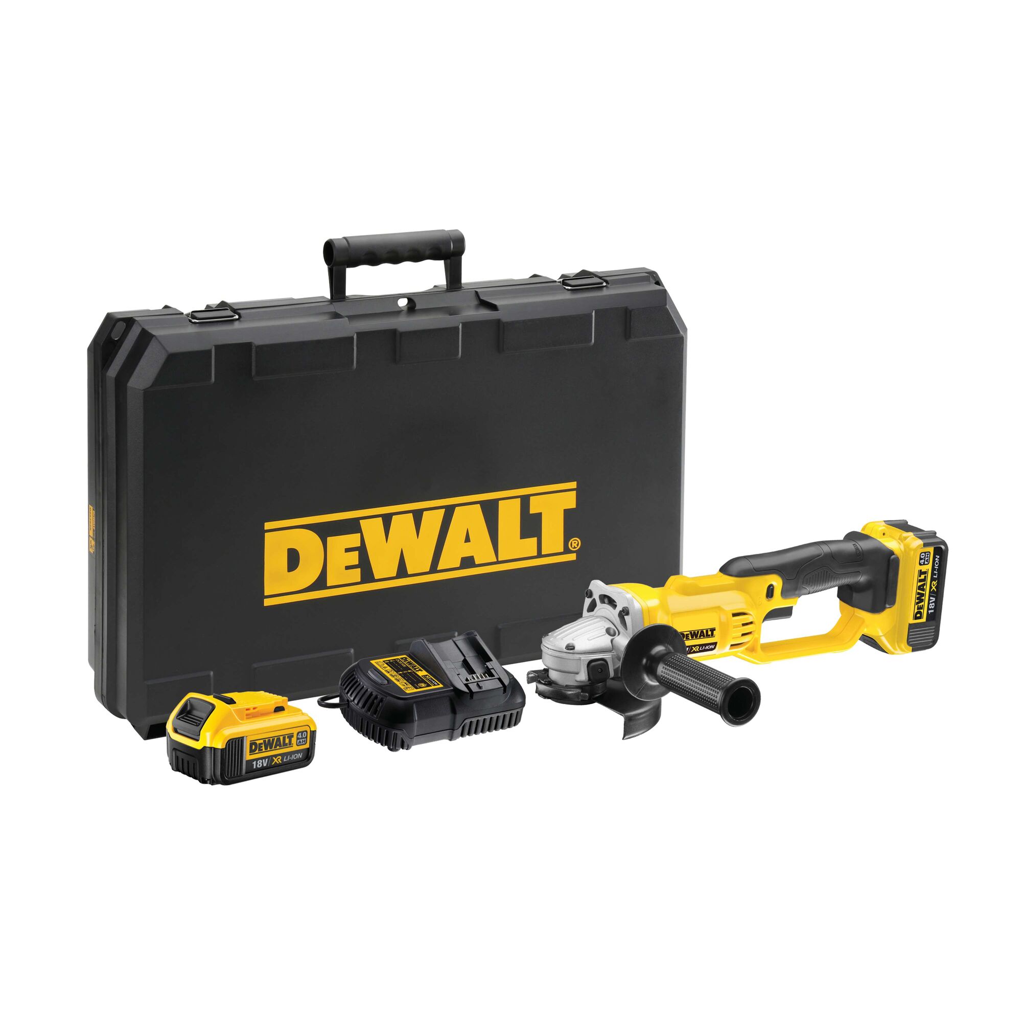 dewalt Akkukulmahiomakone dewalt dcg412m2 18v 2x4ah