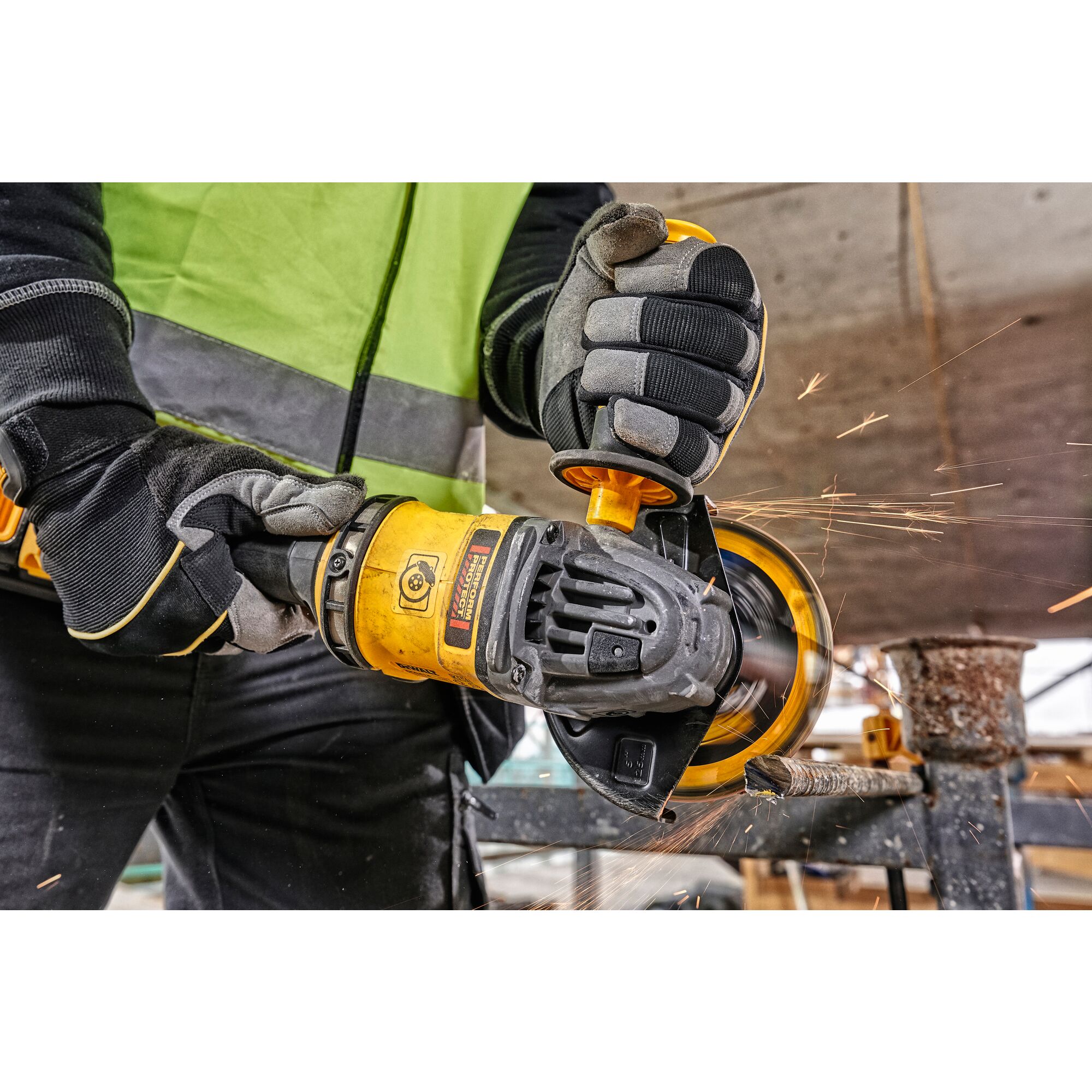 dewalt Akkukulmahiomakone dcg418nt 54v xr runko