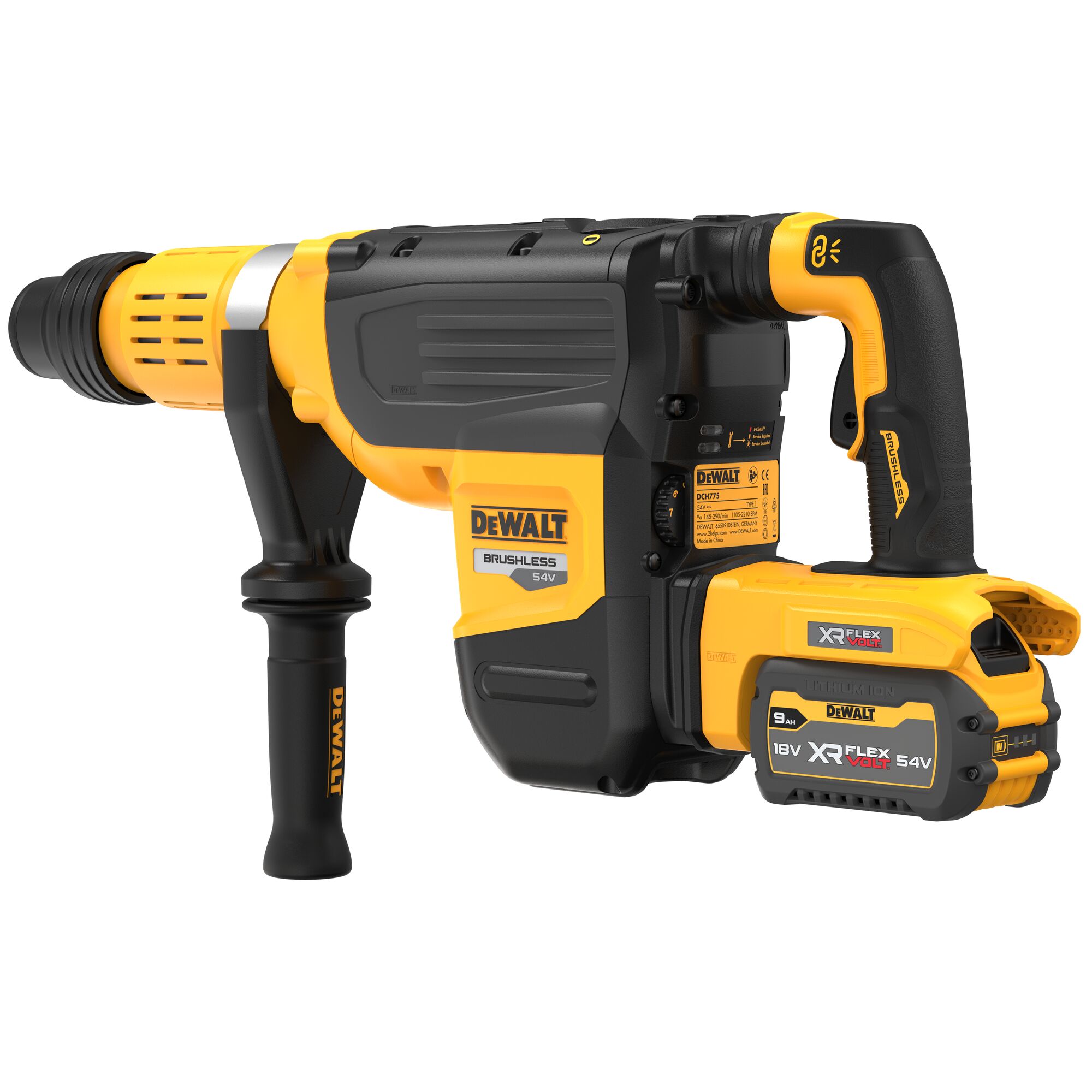 dewalt Borrhammare dewalt dch775x2 dch775x2 2x9,0ah 54v sds-max