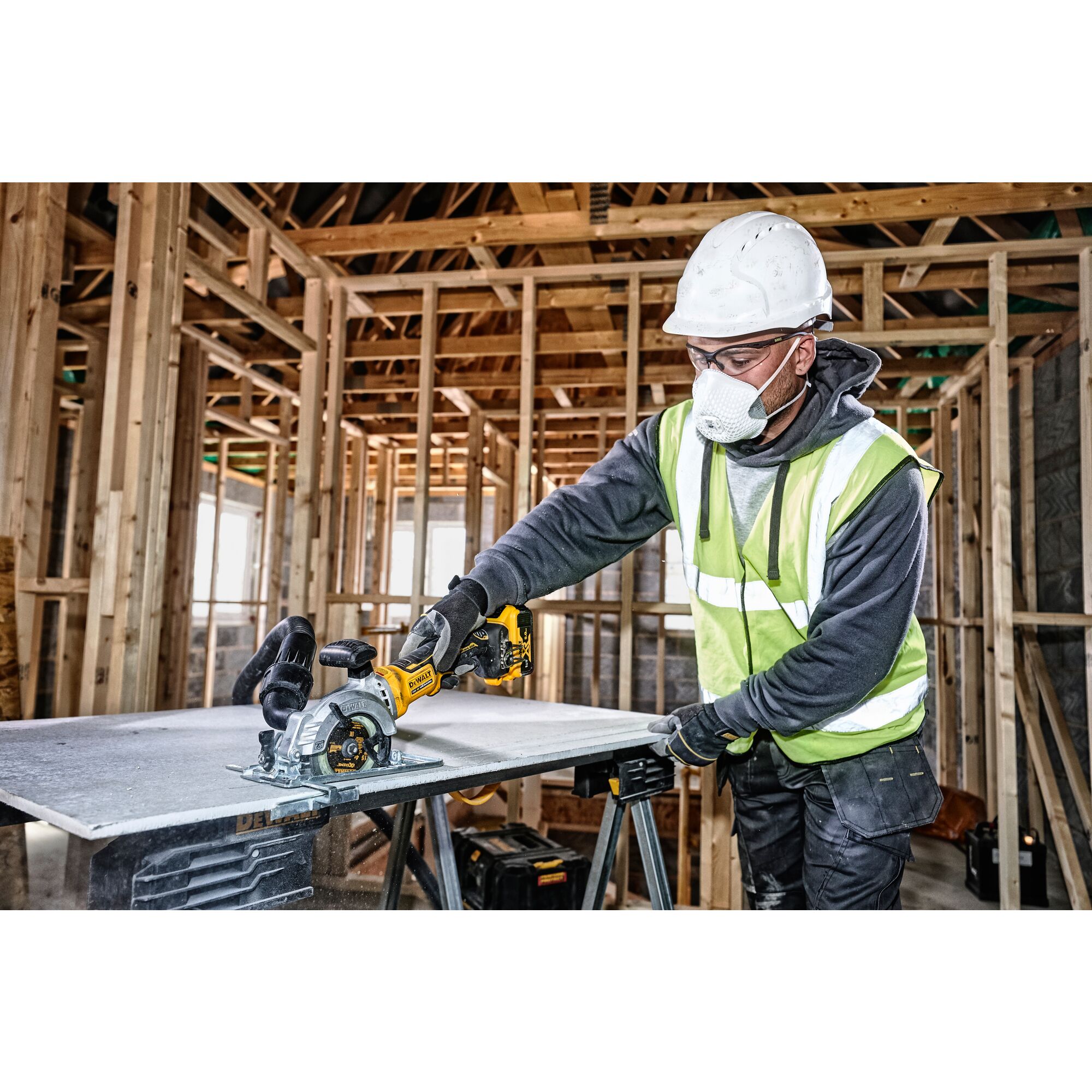 dewalt Cirkelsåg dewalt dcs571nt 18v xr 115mm bare, tstak