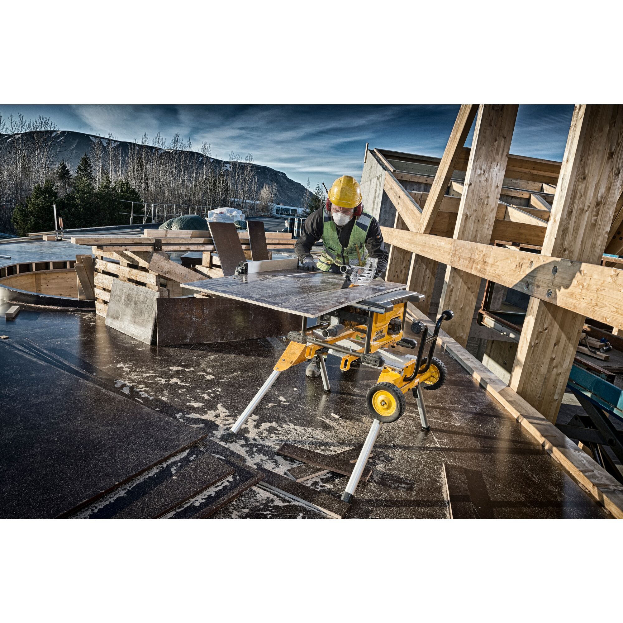 dewalt Akkupöytäsaha dewalt dcs7485n xr flexvolt 54v runko