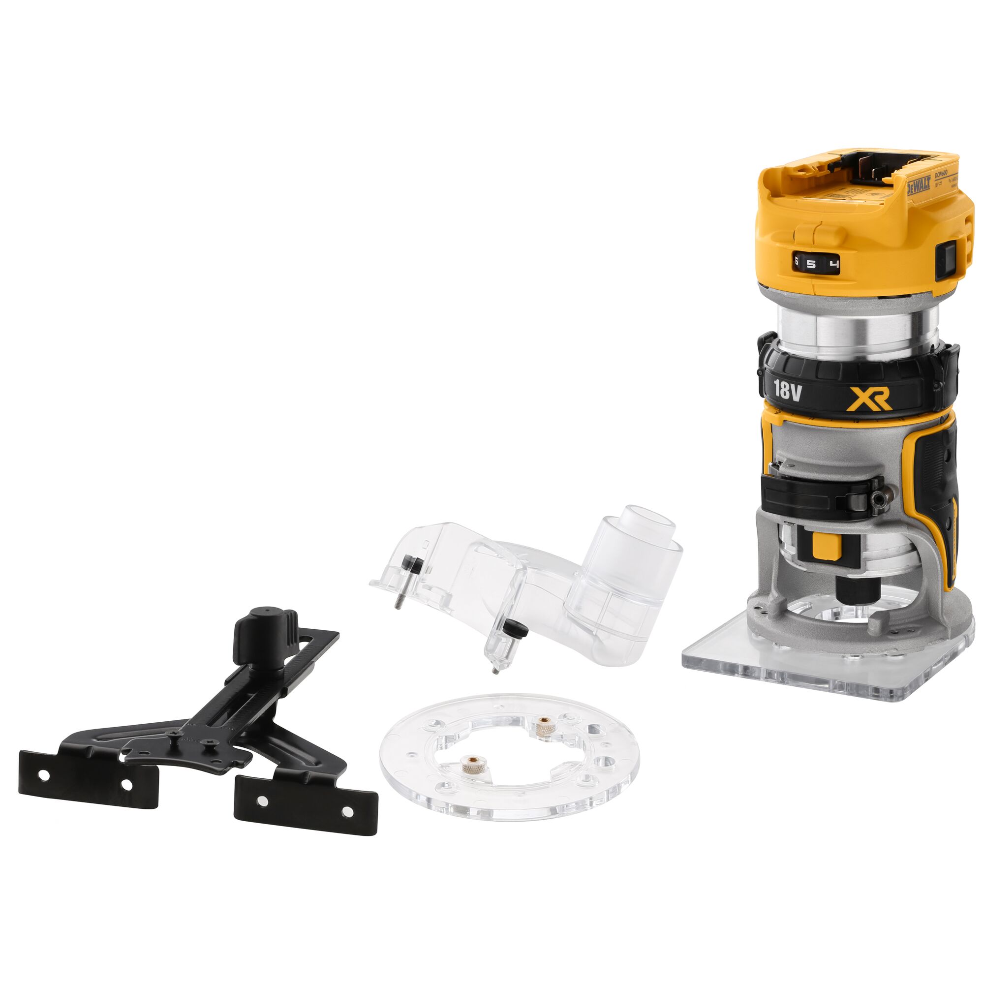 dewalt Battery hand router dewalt dcw600n 18v xr 6mm/8mm, bare