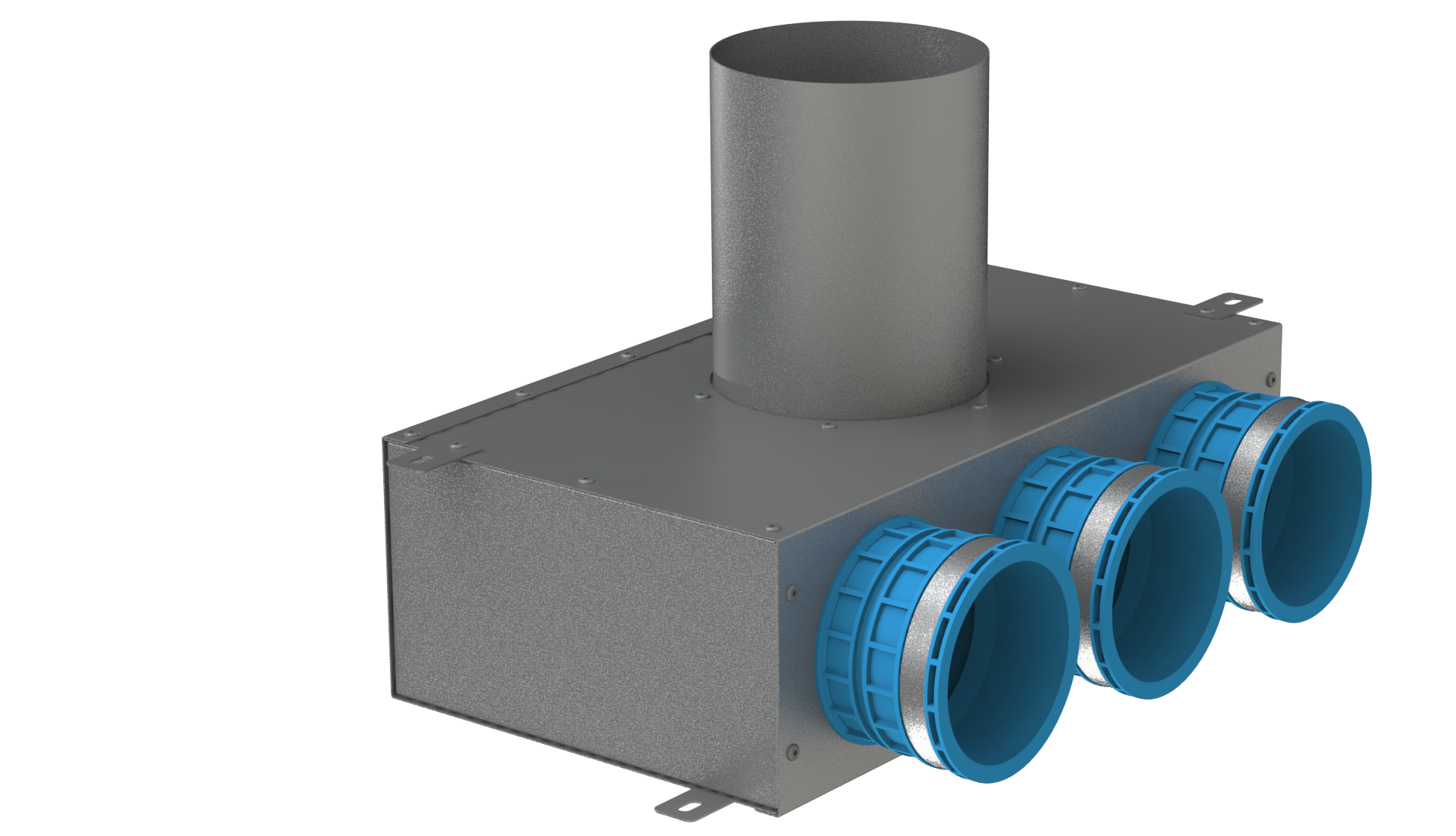DIFUZORA PIEVIENOJUMA KĀRBA D160-3x75mm METĀLA LOND-V