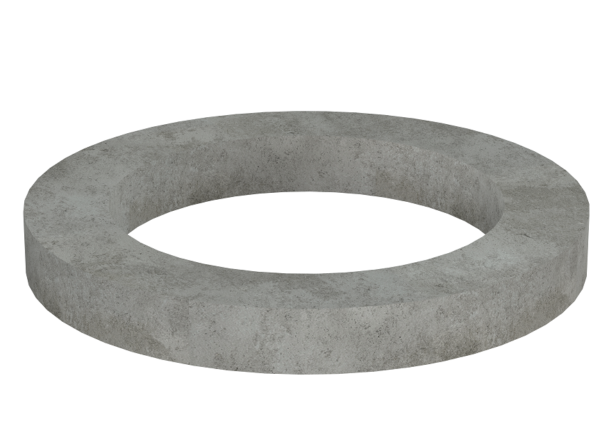 DZELZSBETONA GREDZENS DN 875/615mm H100mm